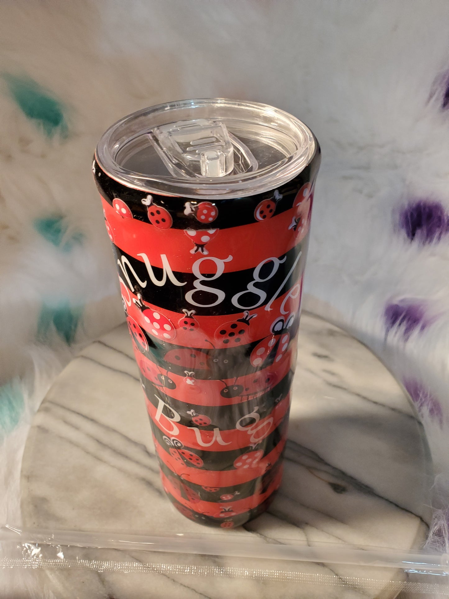30 oz Suggle bug double wall stainless steel tumbler cup