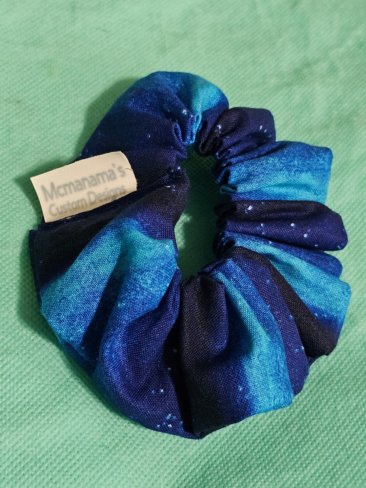 Standard galaxy blue scrunche