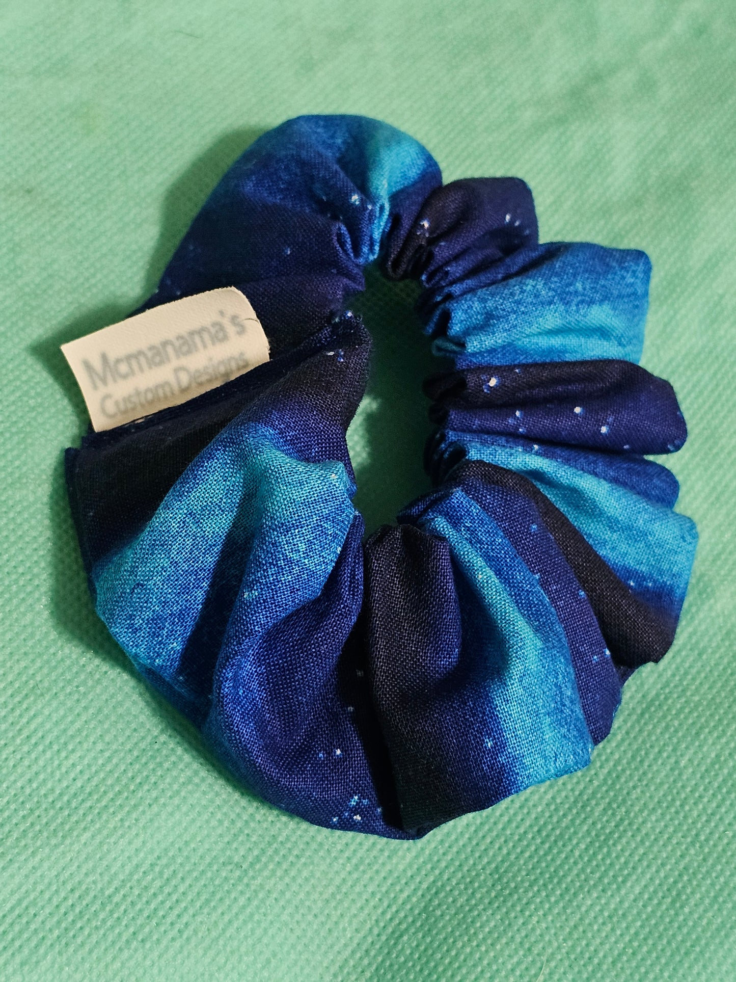 Standard galaxy blue scrunche