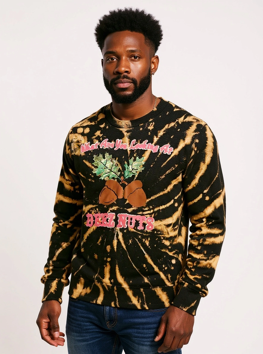 Size S 100% cotton bleach dye what are you looking at Deez Nuts Tshirt