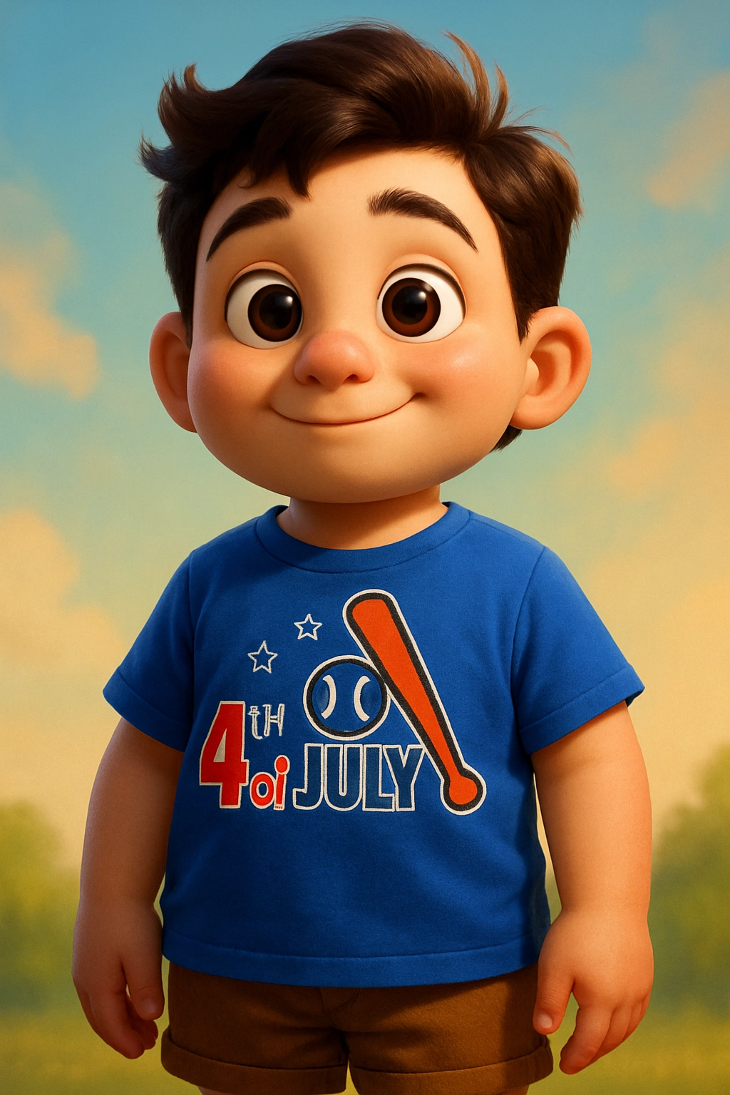4T 100% cotton Fourth of July T Shirt