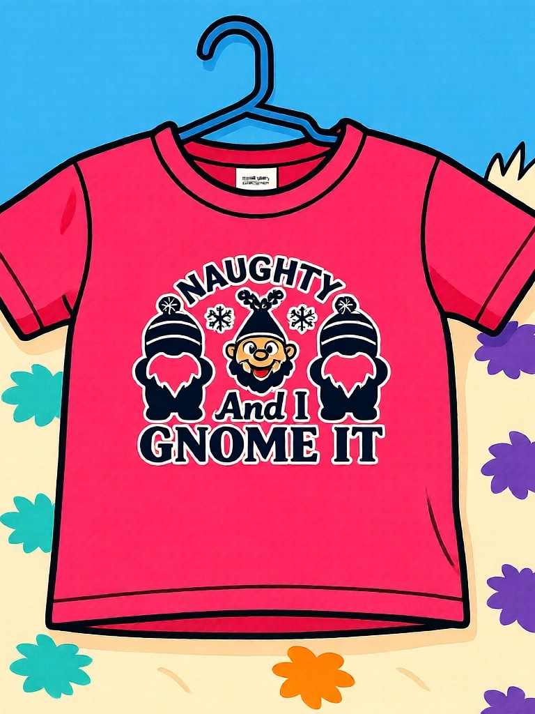 Size 4T 100% cotton Gnome it T Shirt