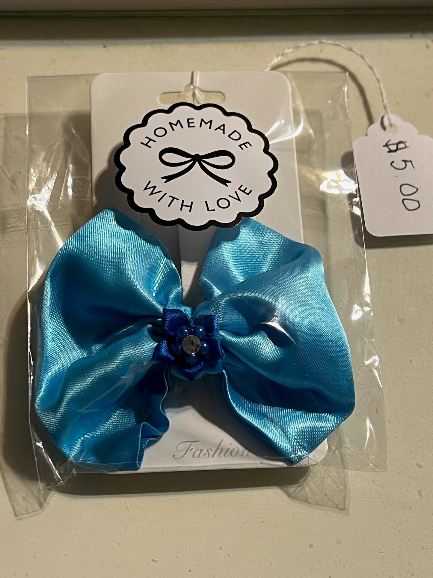Light blue silk hair blue