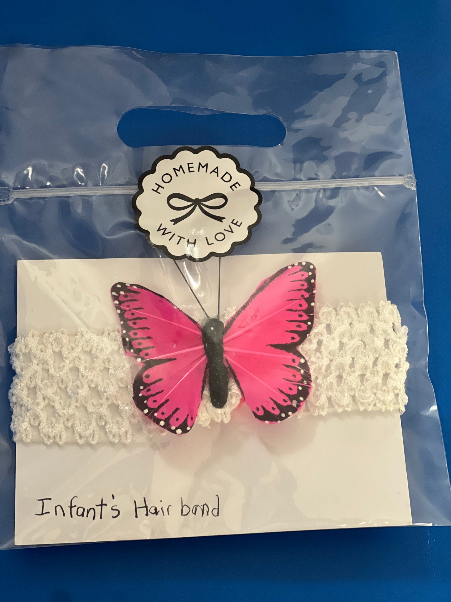 Little girl’s butterfly hair band