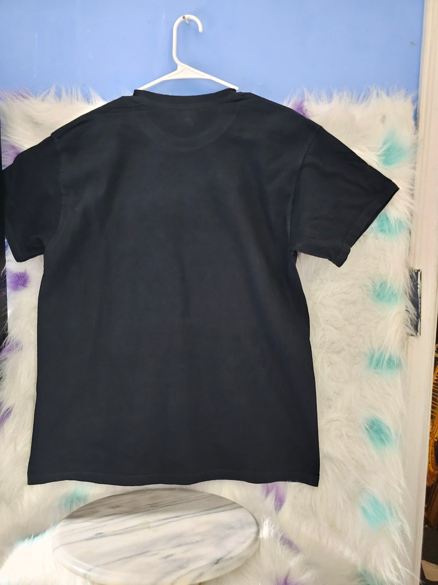 Size S 100% cotton black I love you cupid arrow tshirt