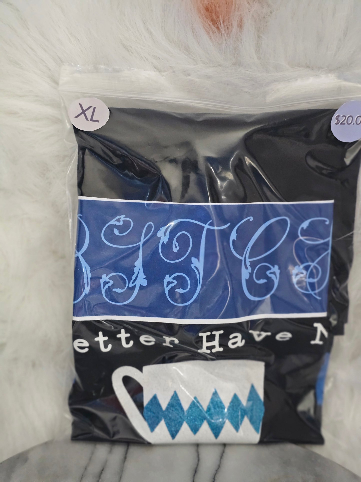 Size XL 100% cotton Black shirt Bitch better have my coffee Tshirt