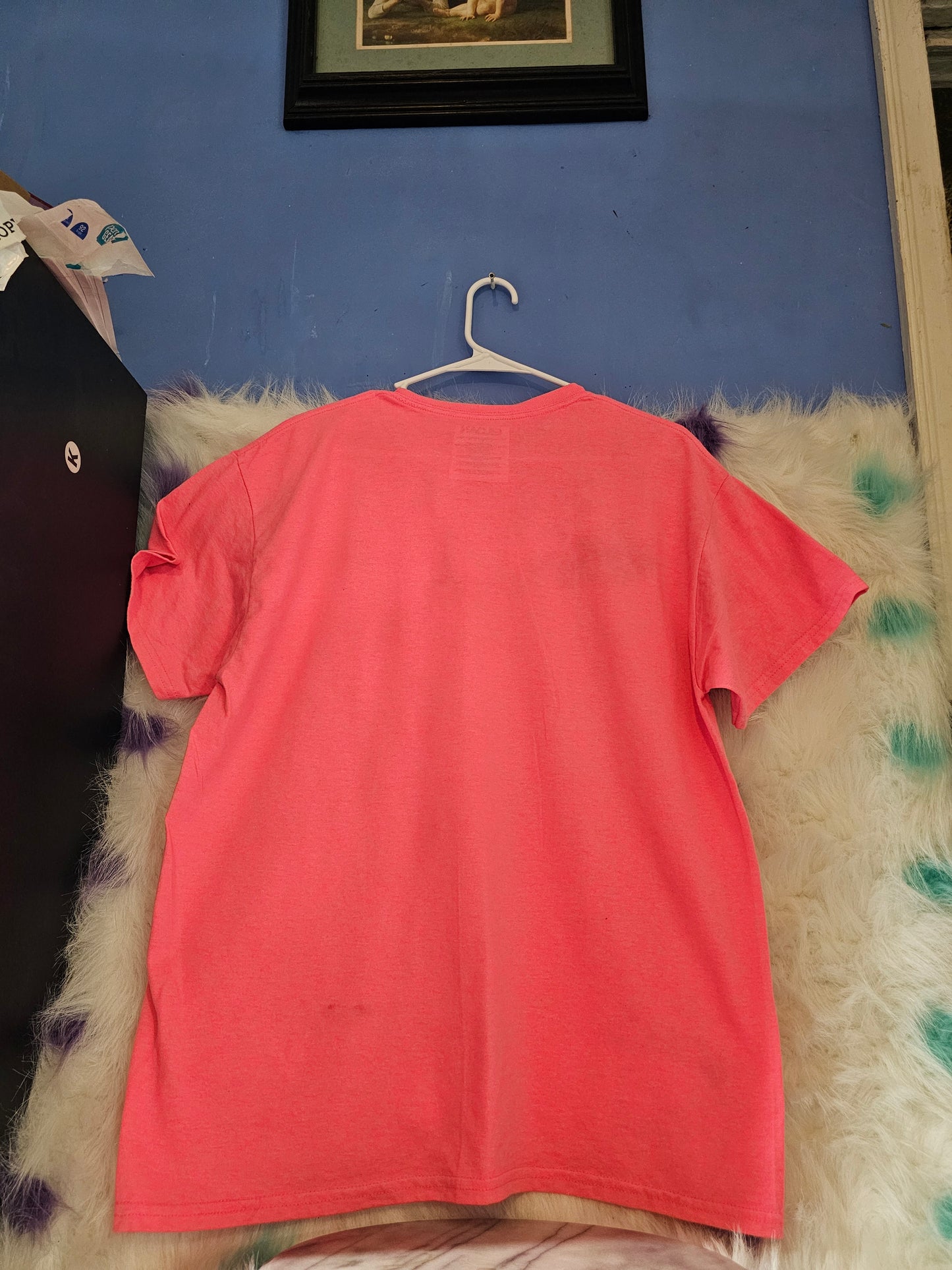 Size L 100% cotton Pink cross with sunflowers Tshirt