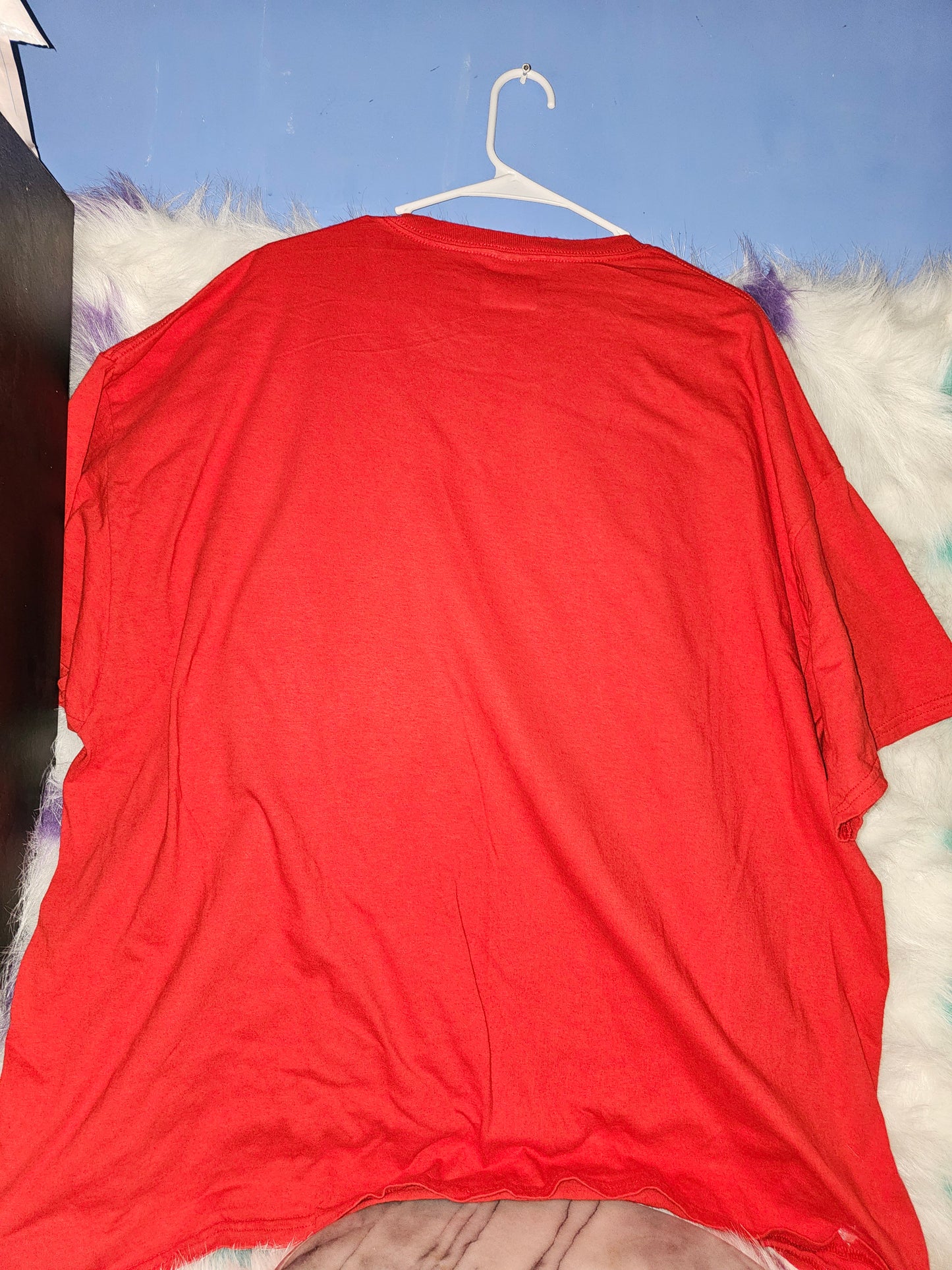 Size L 100% cotton Red Believe in miracles Tshirt