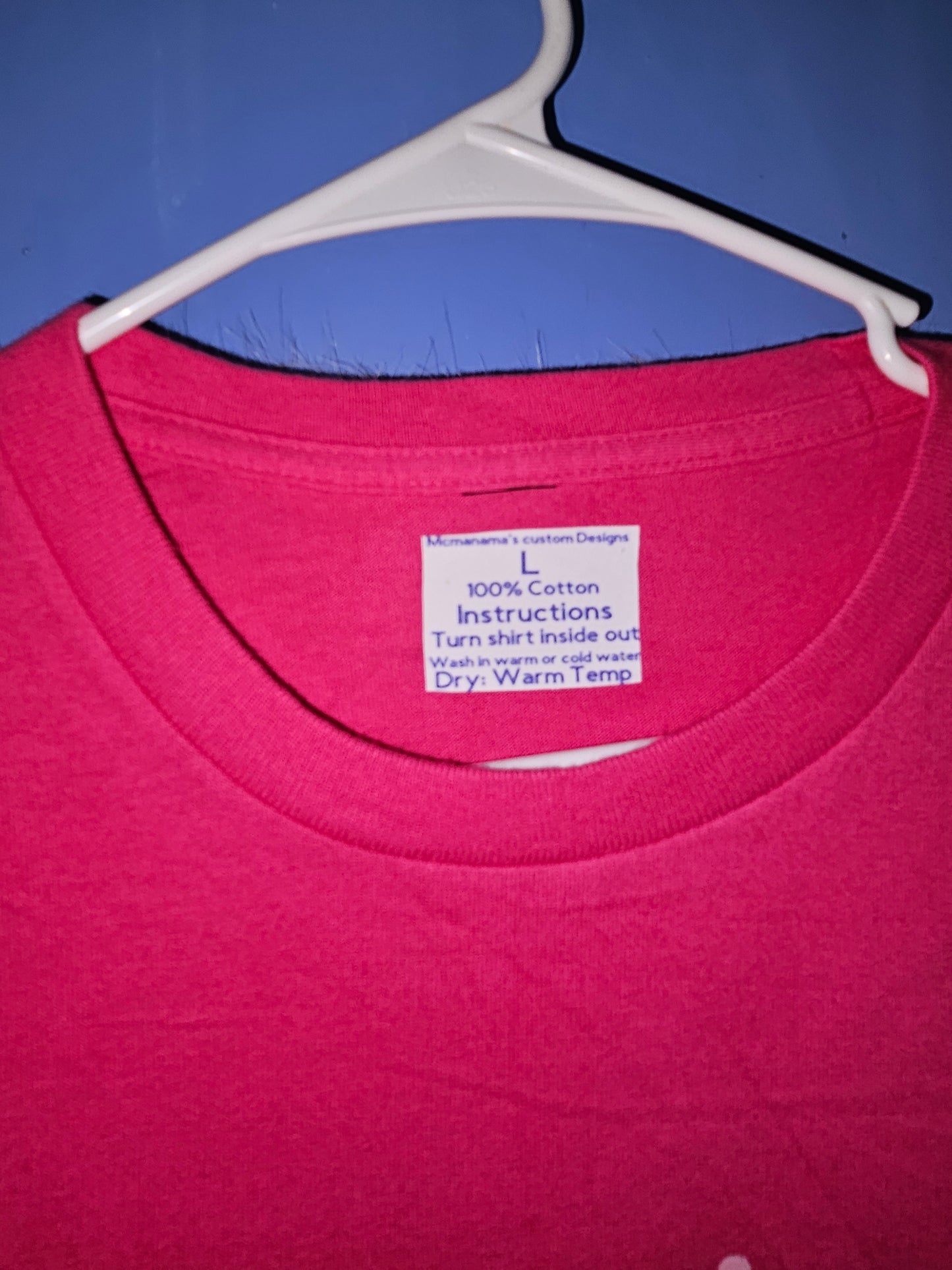 Size L 100% cotton My pink cow Tshirt