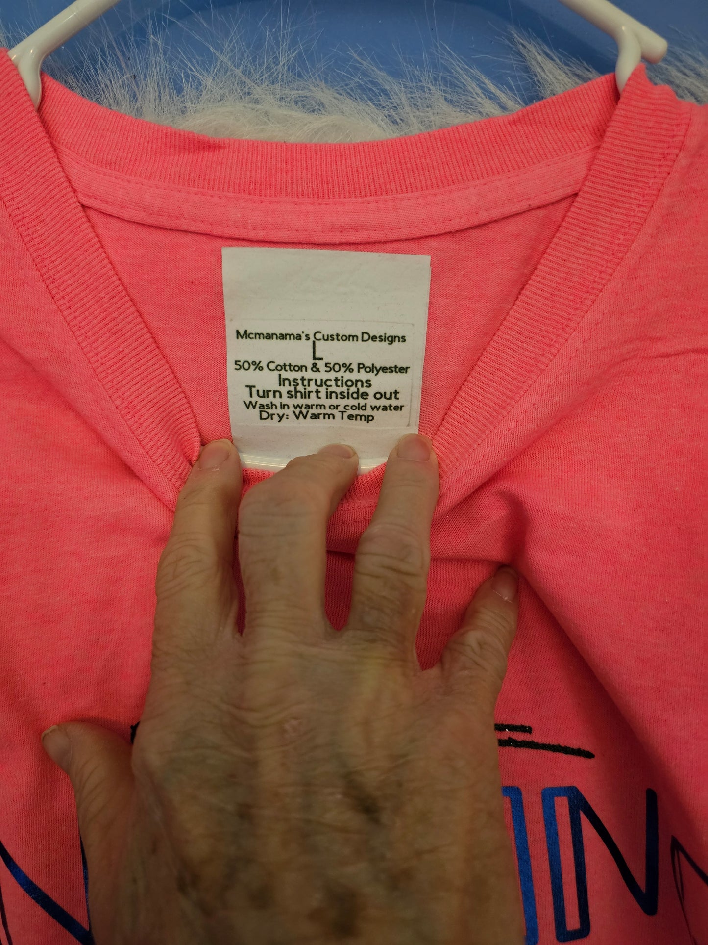 Size L 100% cotton Pink Nursing school survivor Tshirt