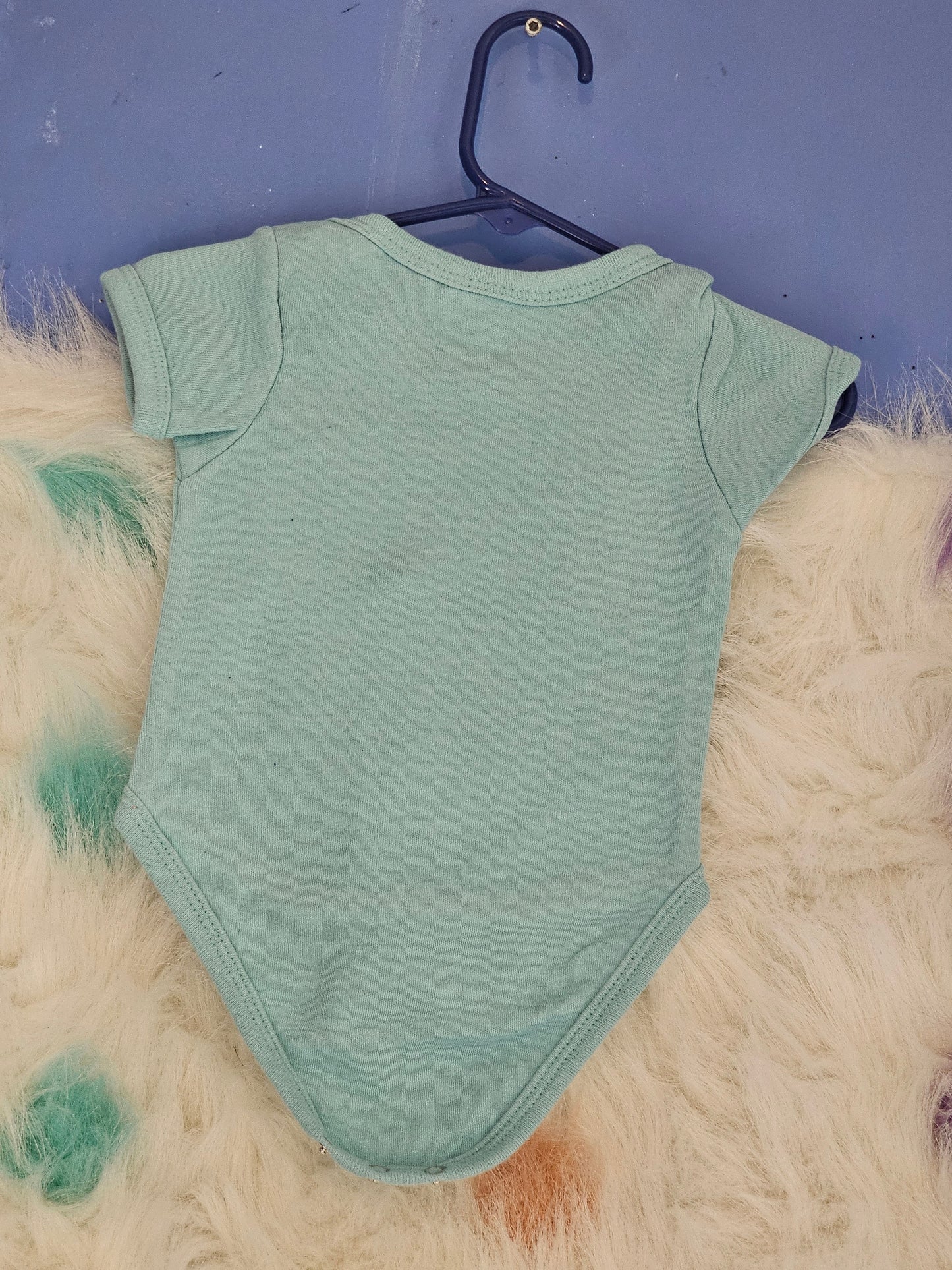 Size 0-3 months 100% cotton Blue Mommy &Daddy's little boy onesie