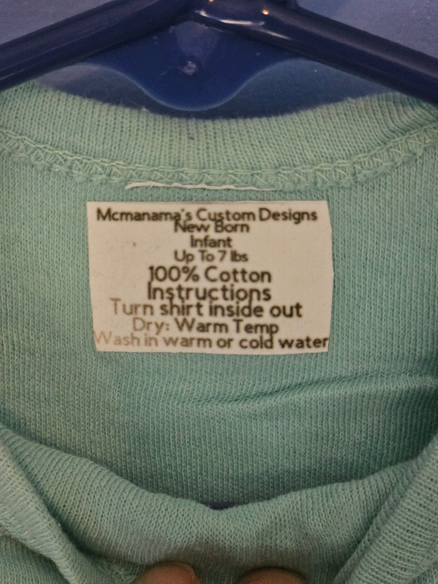 Size 0-3 months 100% cotton Blue Daddy's #1 baby boy onesies