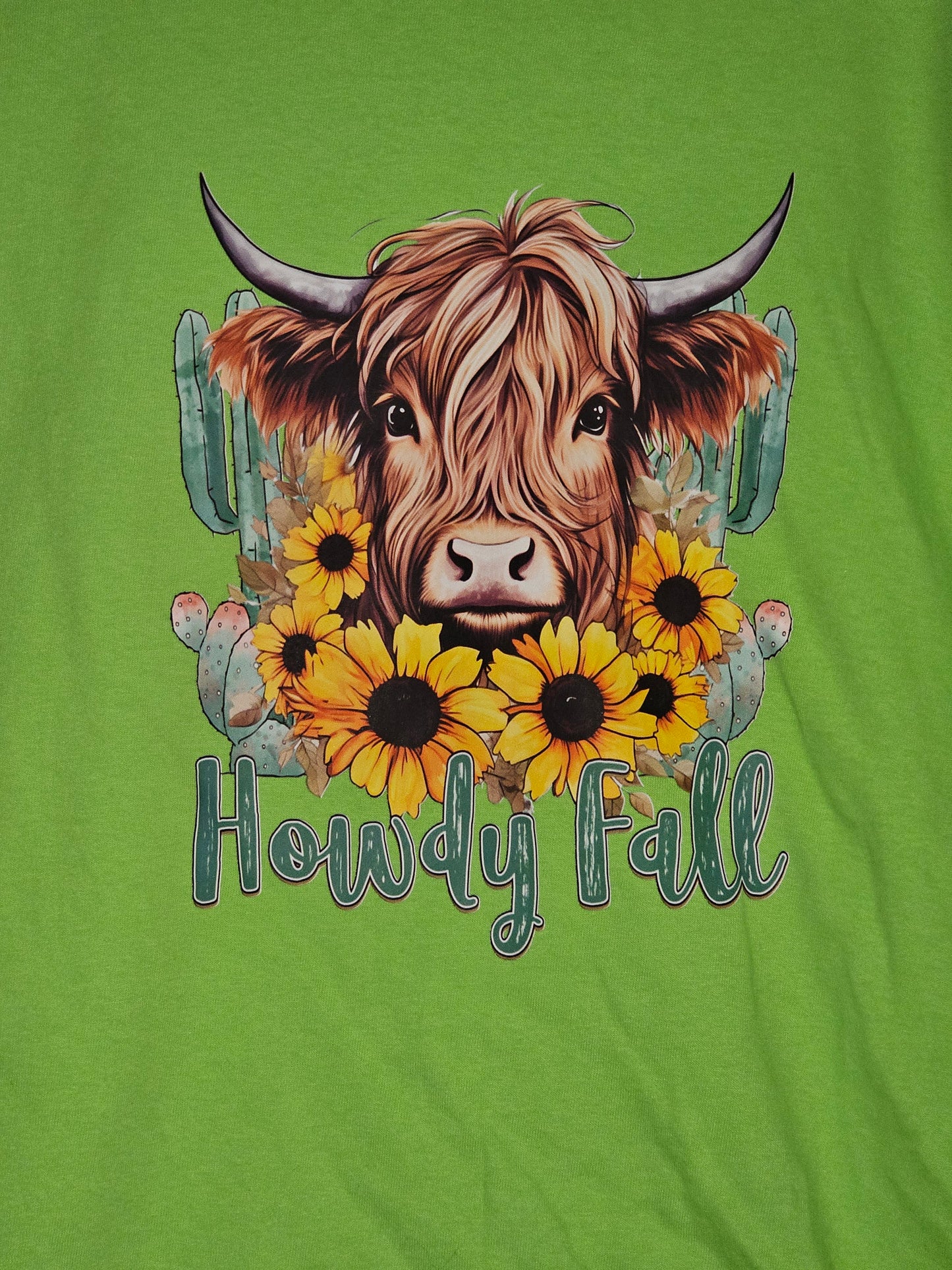 Size XL 100% cotton Howdyfall Tshirt