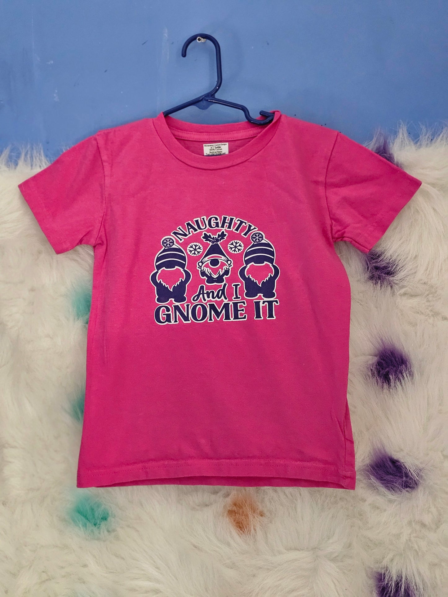 Size 4T 100%cotton Gnome Tshirt