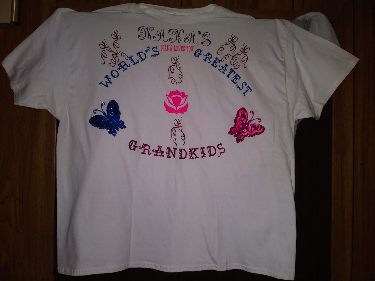 Size 3x 100% cotton White Greatest Grandkids Shirt
