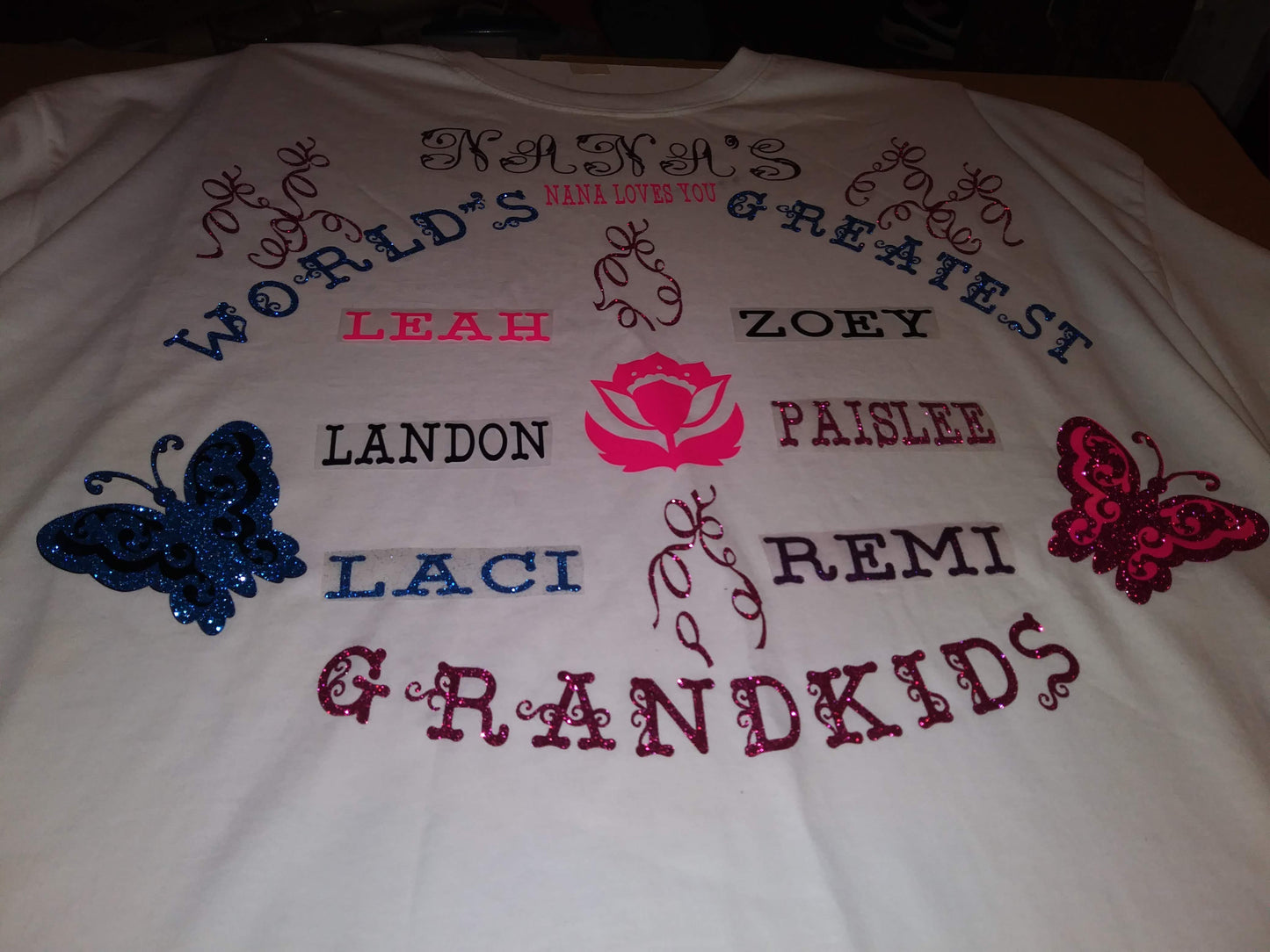 Size 3x 100% cotton White Greatest Grandkids Shirt