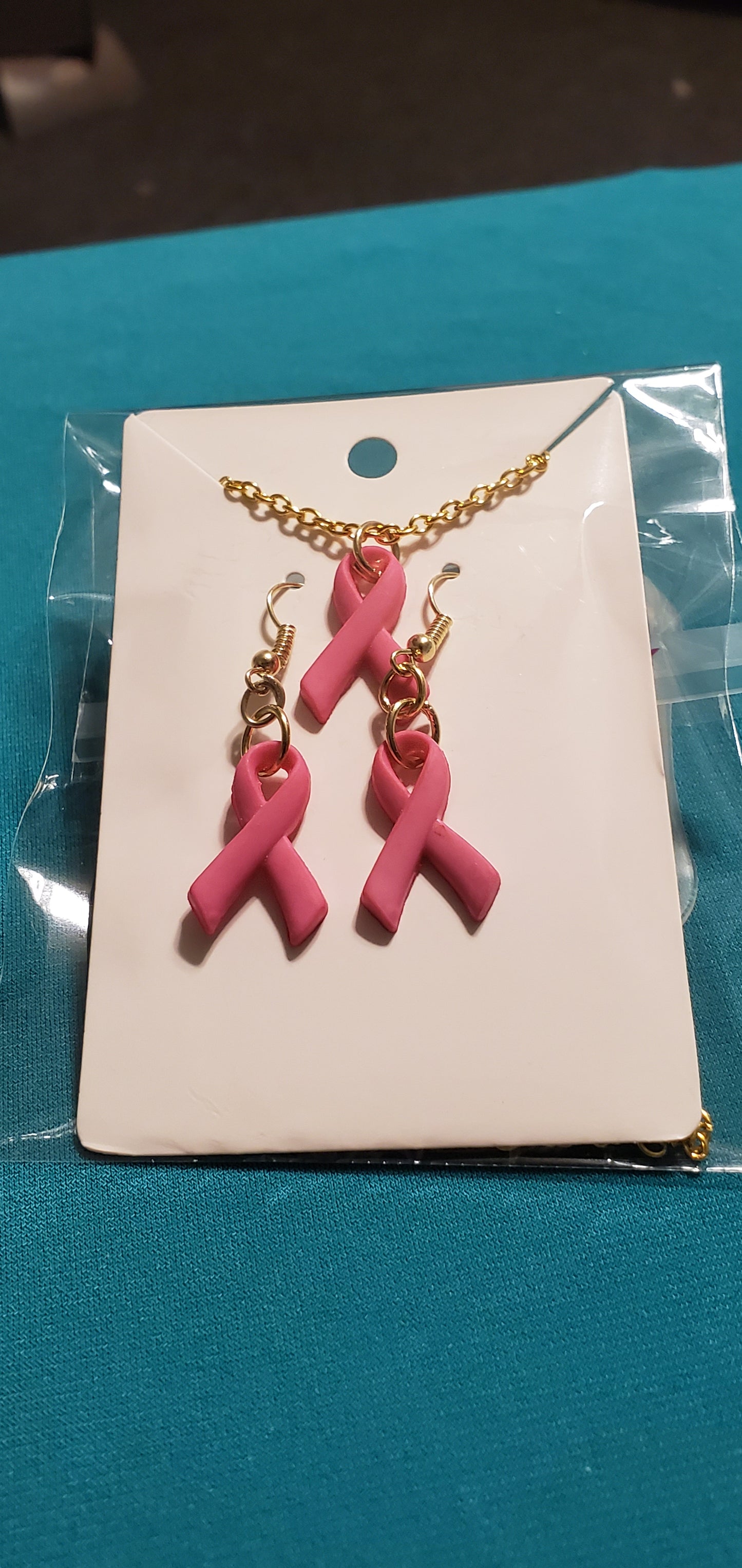 Cancer free earrings