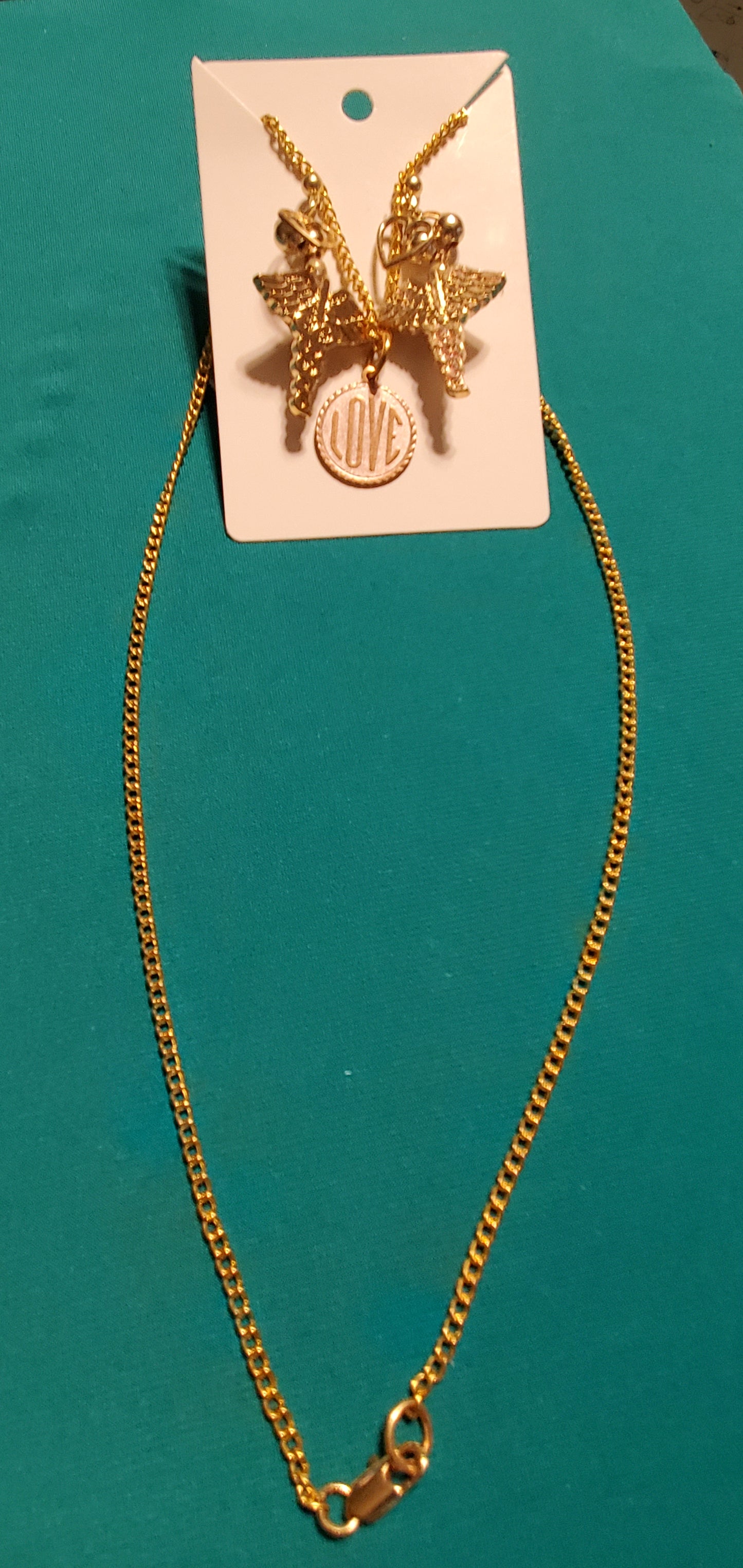 Gold plated Angel earrings