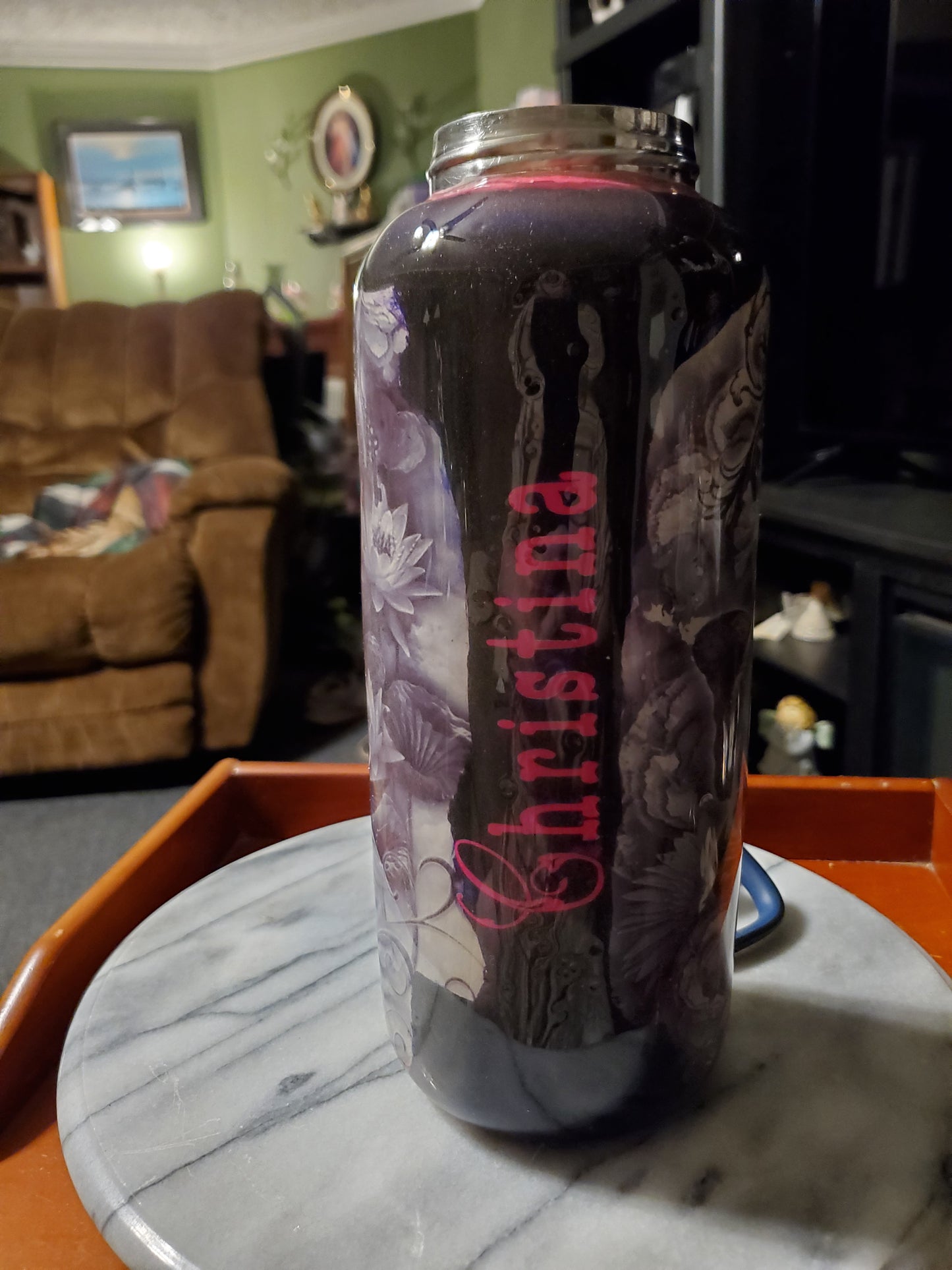 40 oz Double walled insulated Personalized Stainless steel tumbler cup