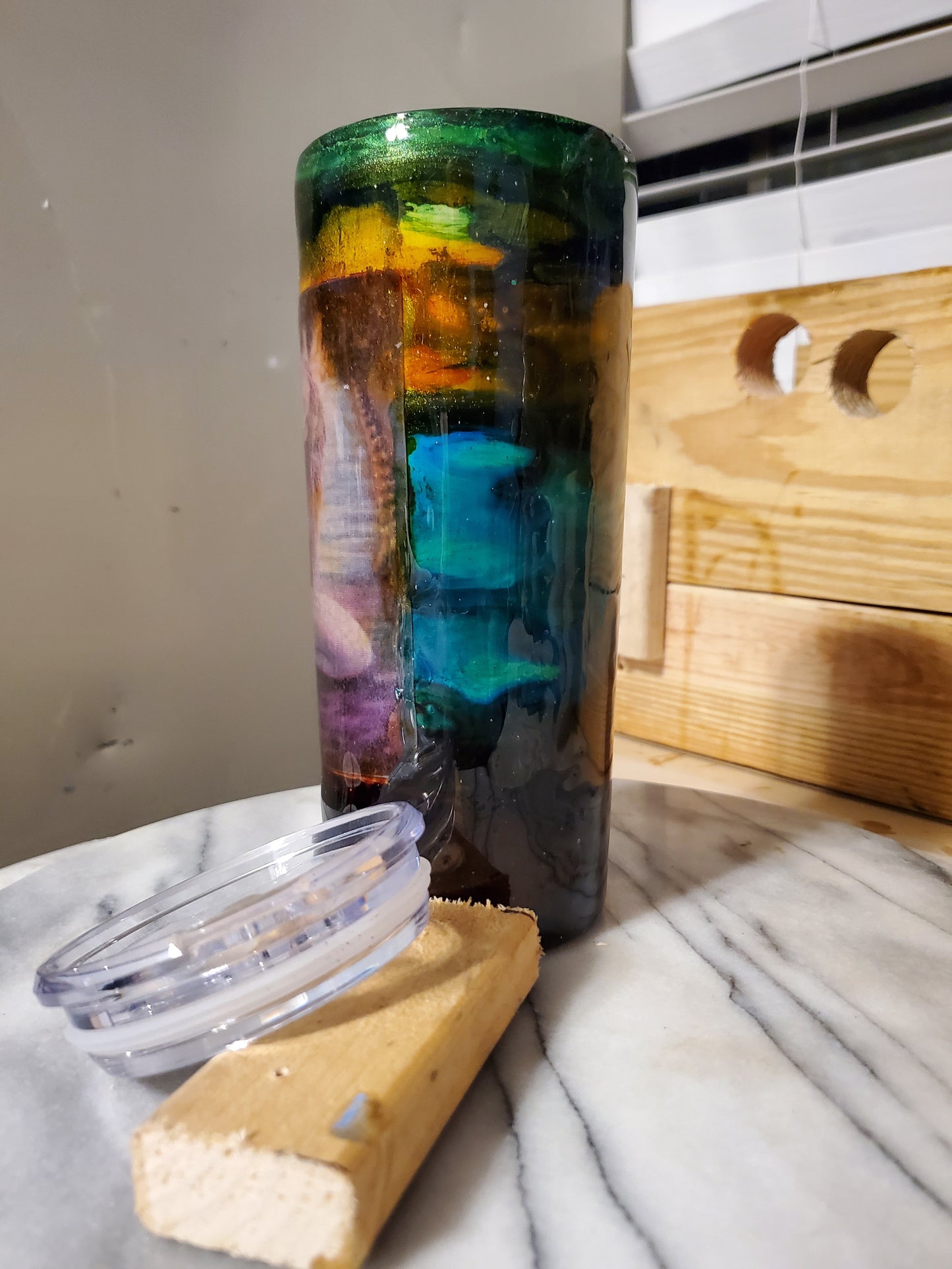 Copy of 20 oz It's a mermaid Double walled insulated Stainless steel tumbler cup