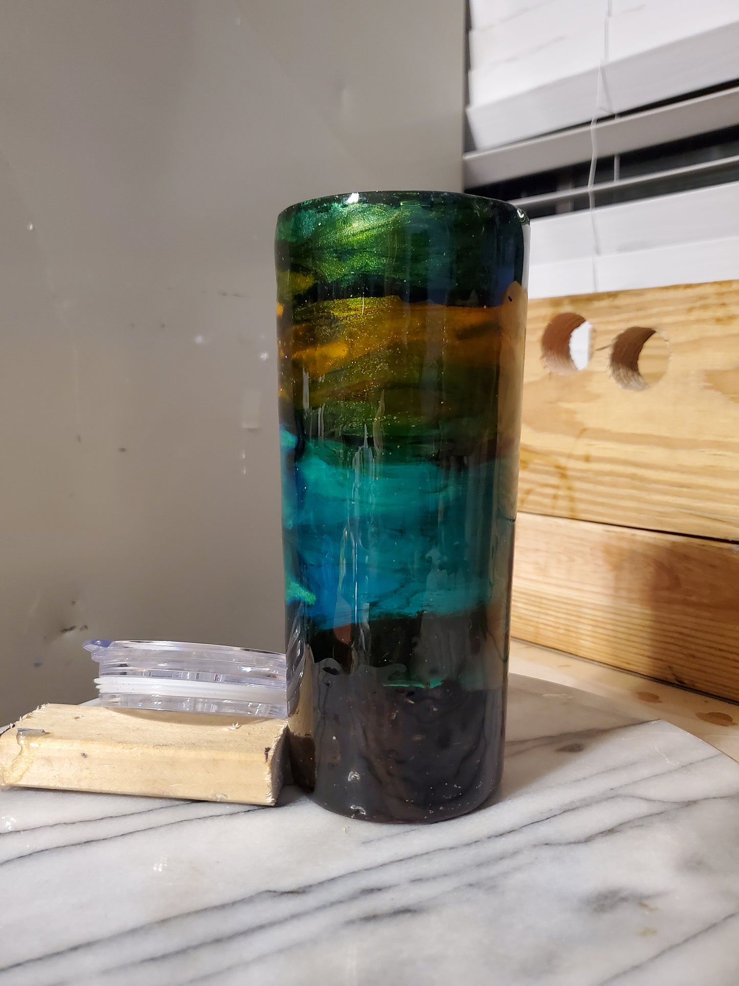 Copy of 20 oz It's a mermaid Double walled insulated Stainless steel tumbler cup