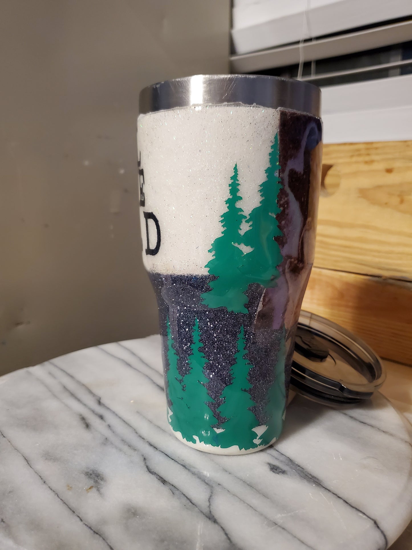 30 0z Call of the Wild Double walled insulated Stainless steel tumbler cup