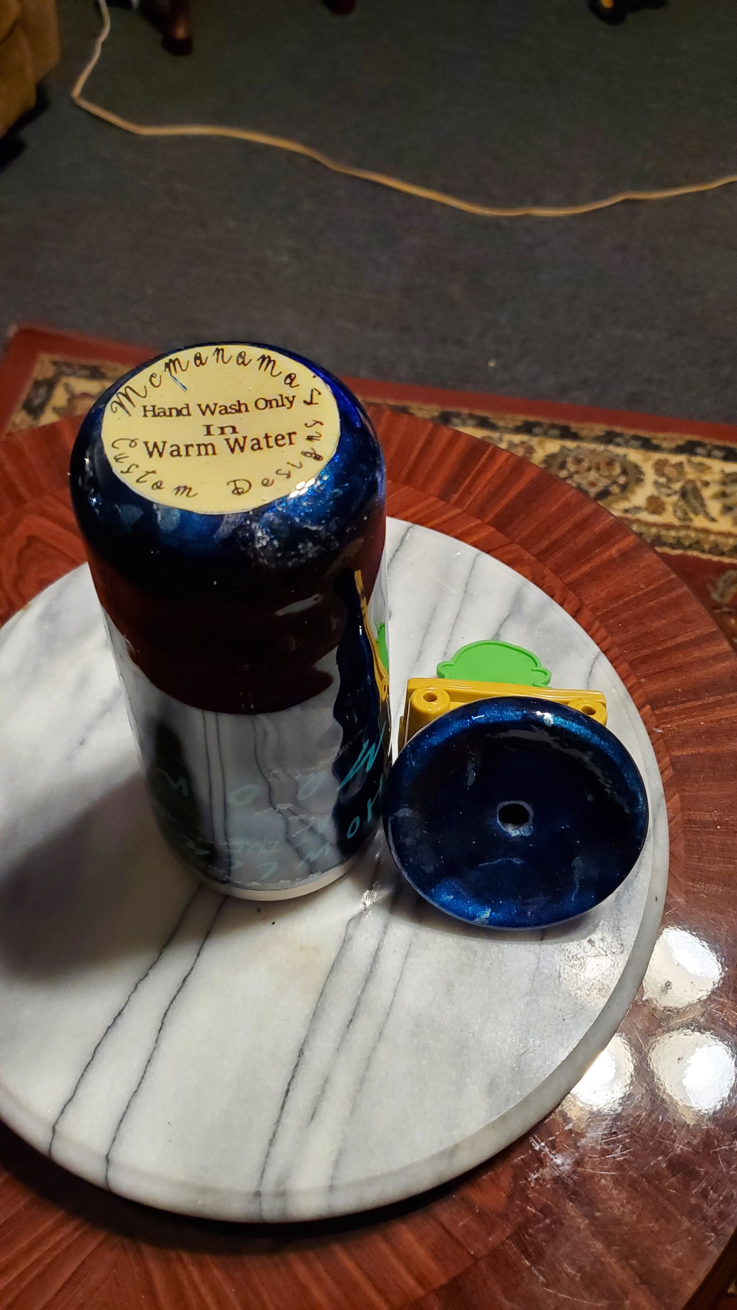 30 oz Howling at the moon stainless steel tumbler cup