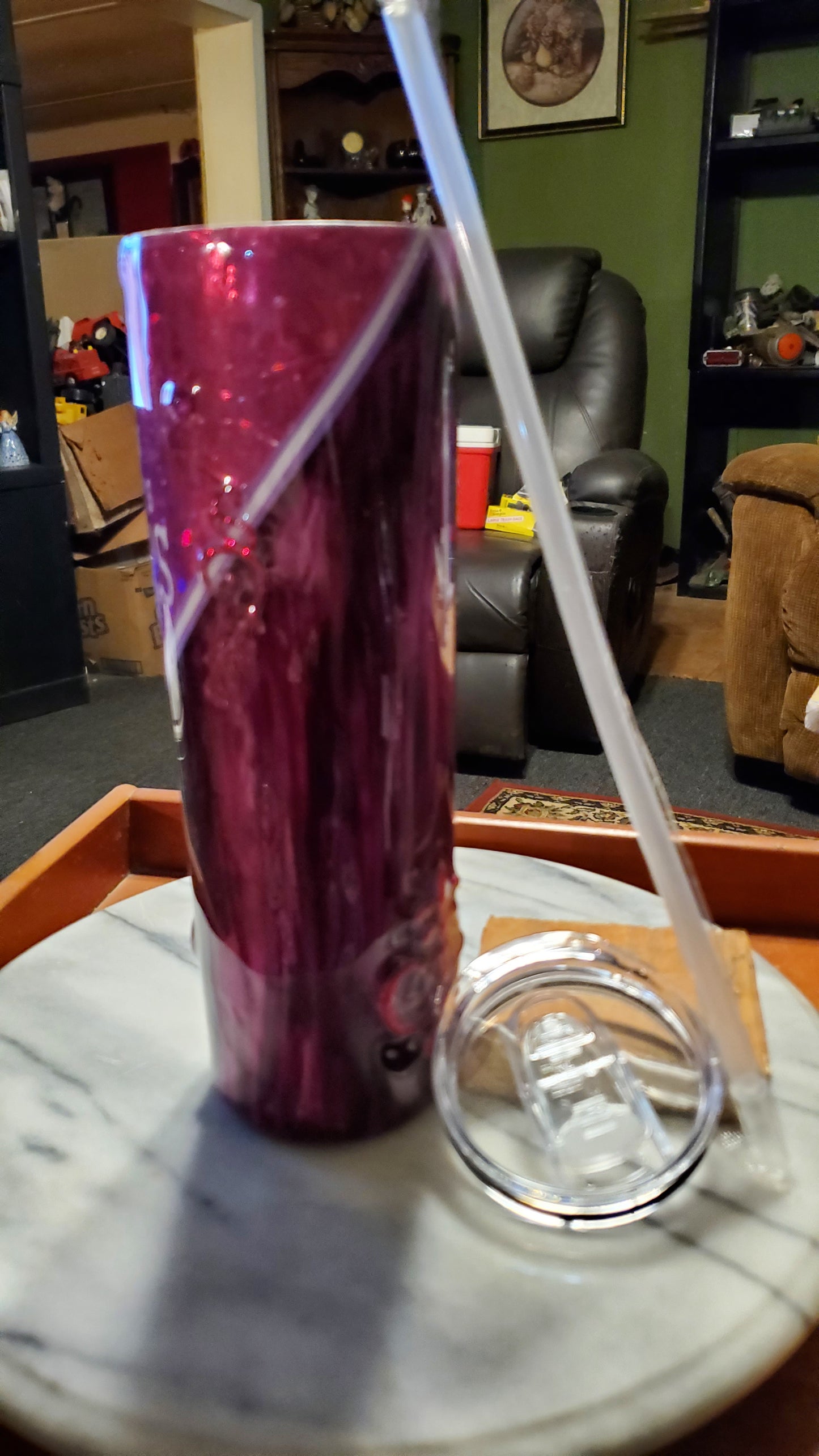 30 oz Not only angels wears wings stainless steel tumbler cup