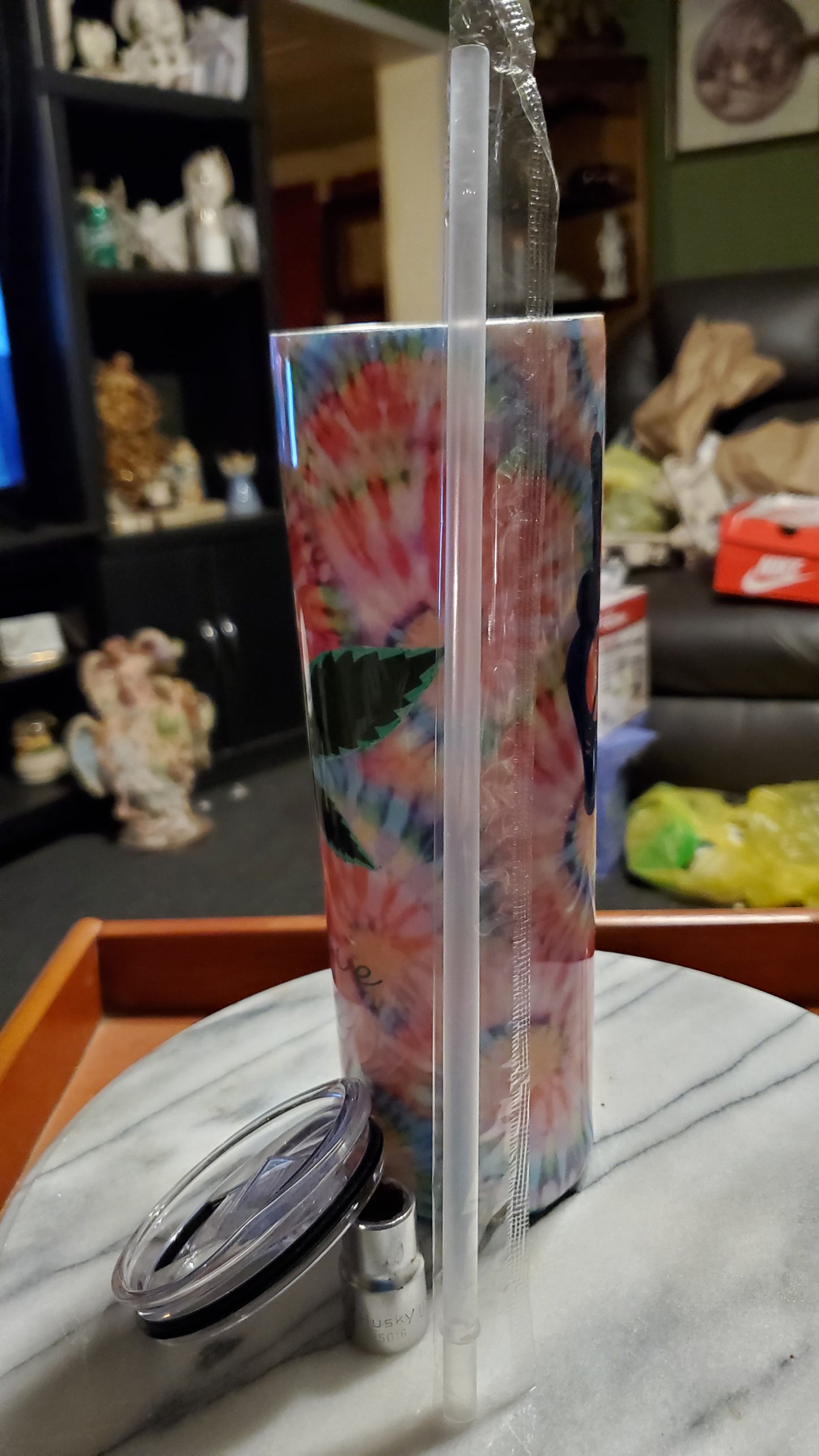 30 oz My hippie hogg tumbler cup.