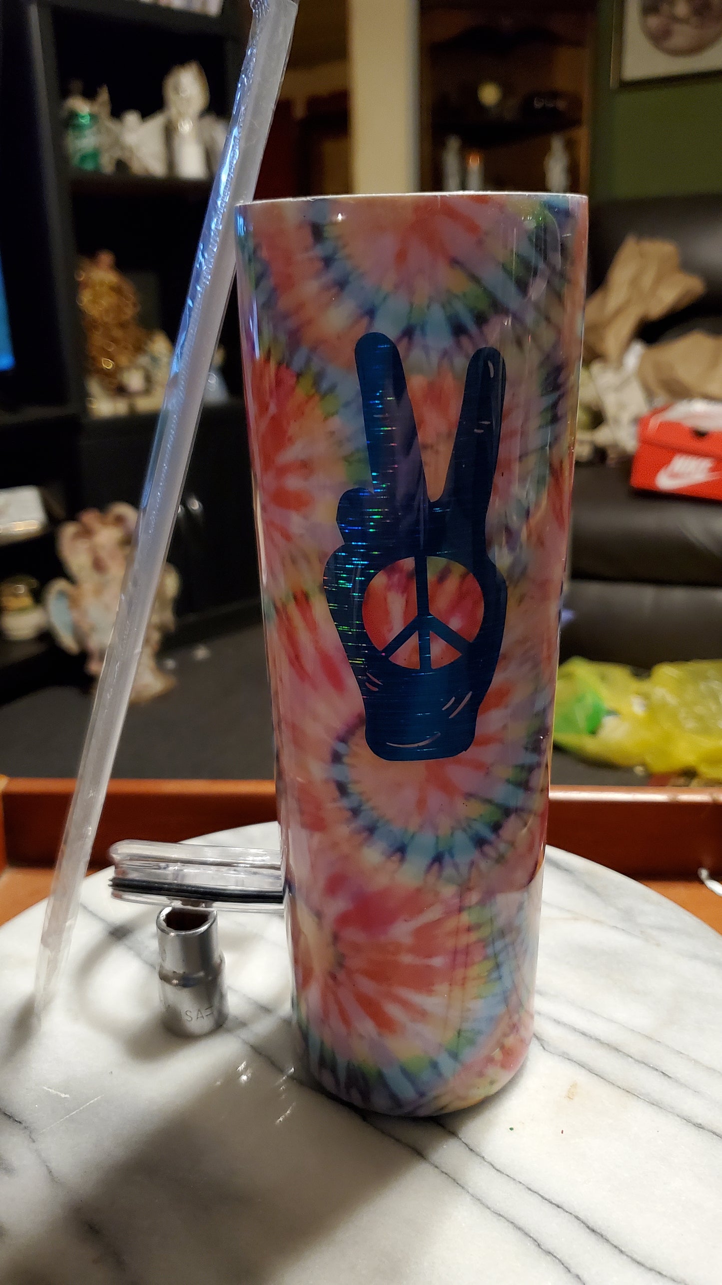 30 oz My hippie hogg tumbler cup.