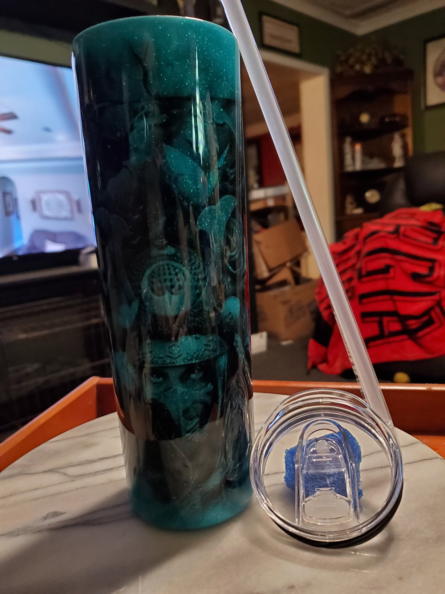 30 oz Man standing at the cross Stainless Steel hogg tumbler cup