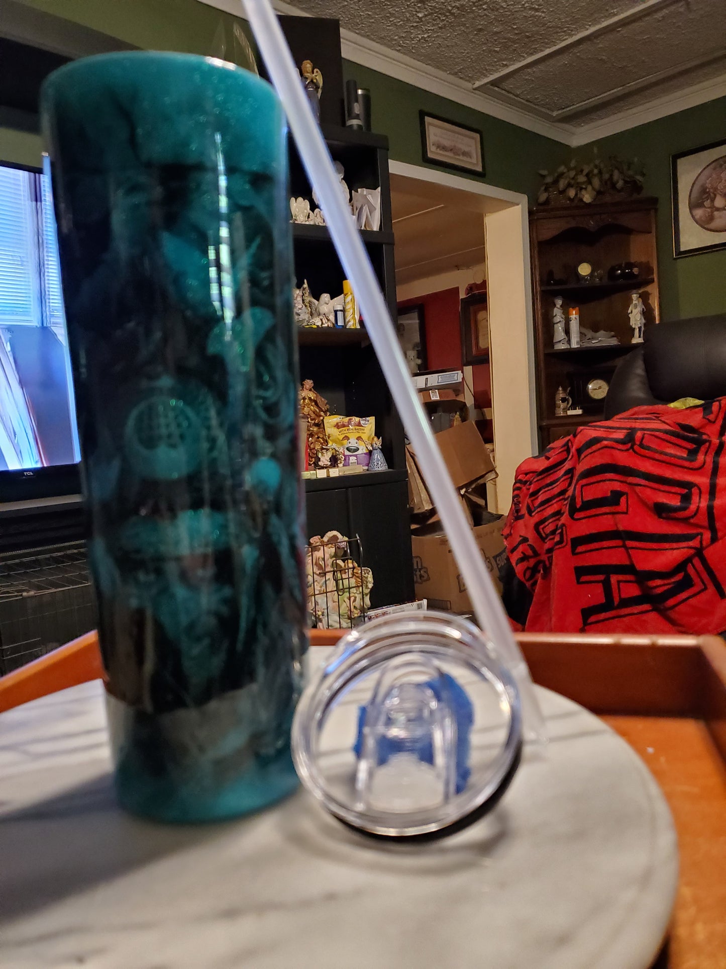 30 oz Man standing at the cross Stainless Steel hogg tumbler cup