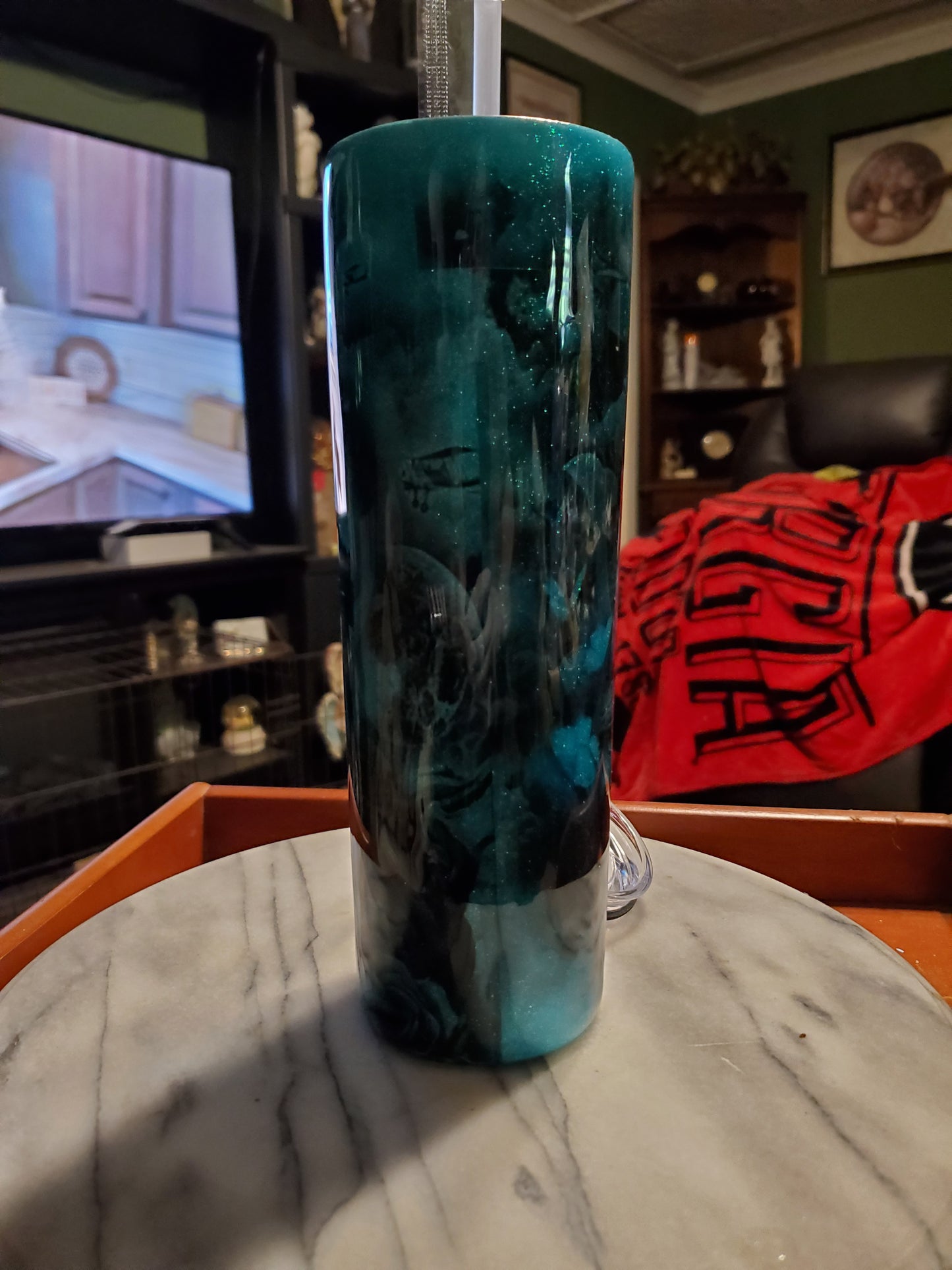 30 oz Man standing at the cross Stainless Steel hogg tumbler cup