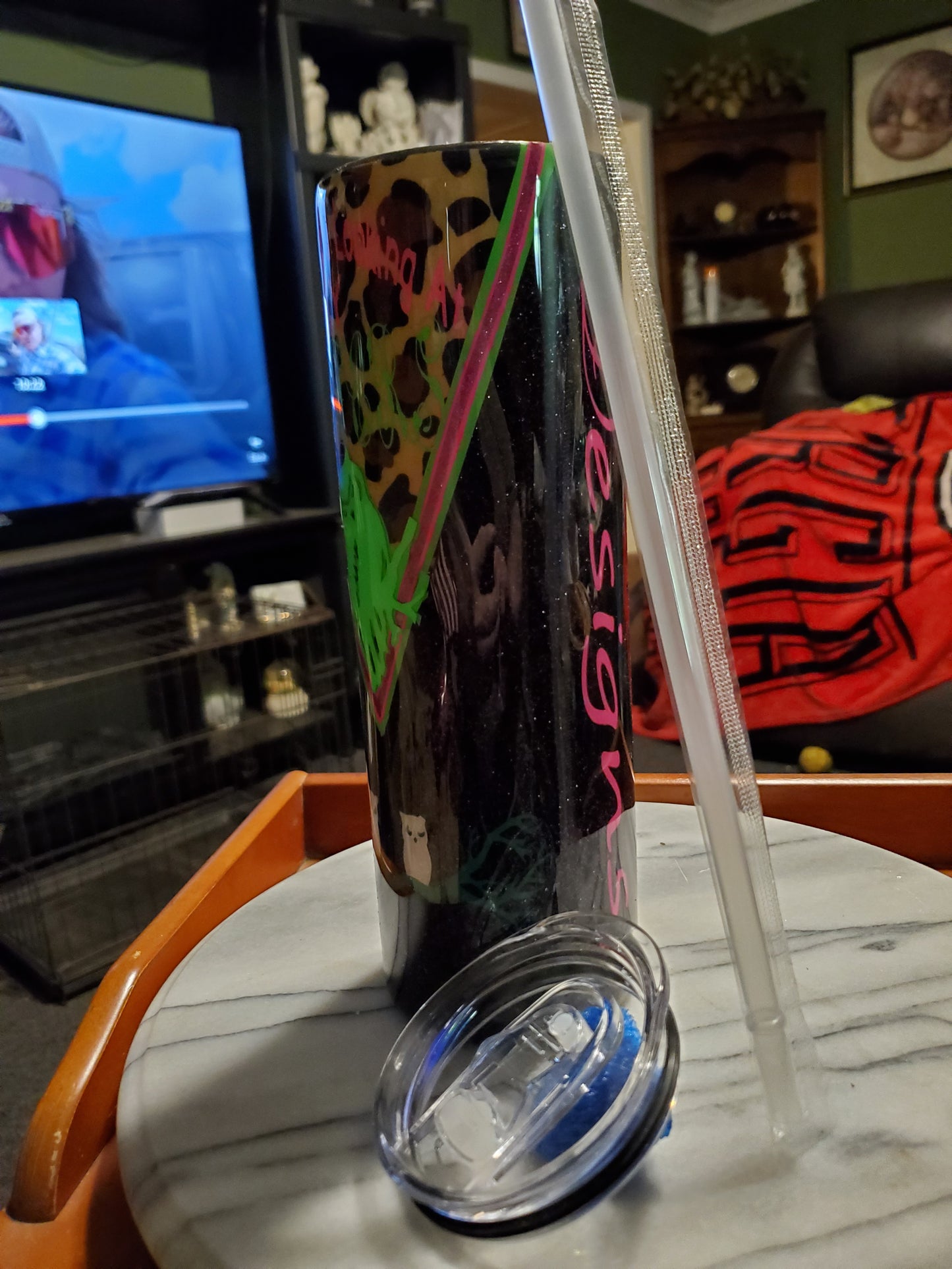 30 oz What are you looking at my hooters stainless steel hogg tumbler cup
