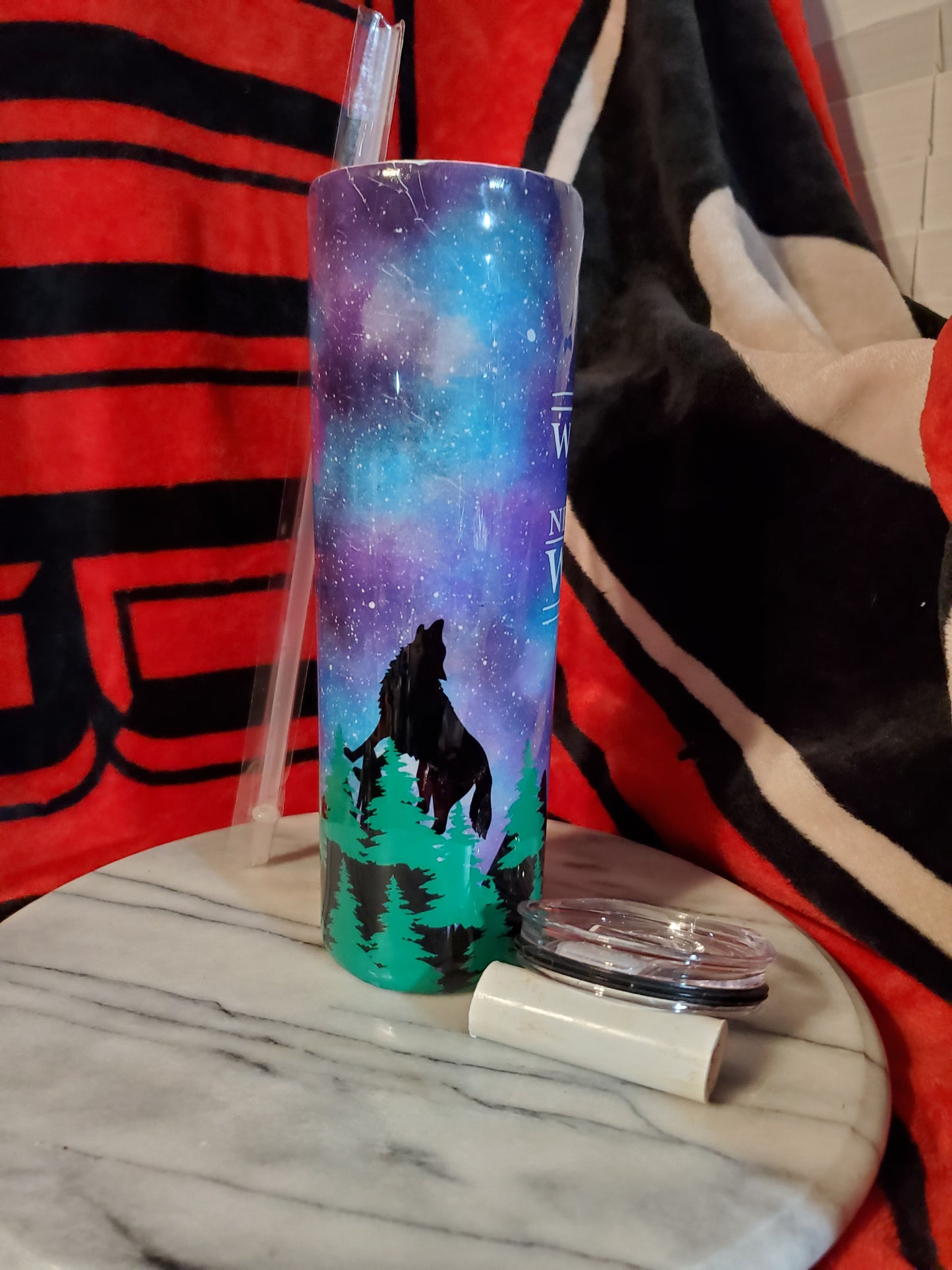 30 oz Welcome to our neck of the woods stainless steel hogg tumbler cup