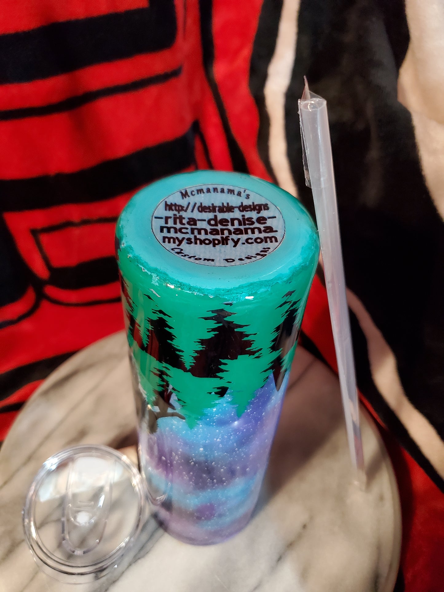 30 oz Welcome to our neck of the woods stainless steel hogg tumbler cup