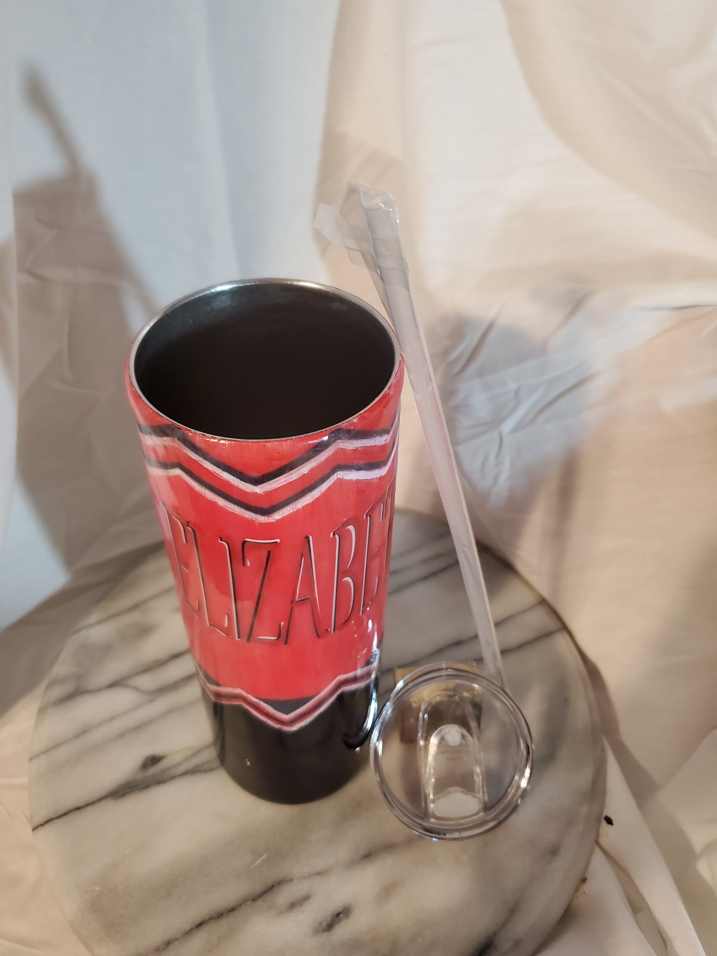 30 oz personalized hogg tumbler cup with a name