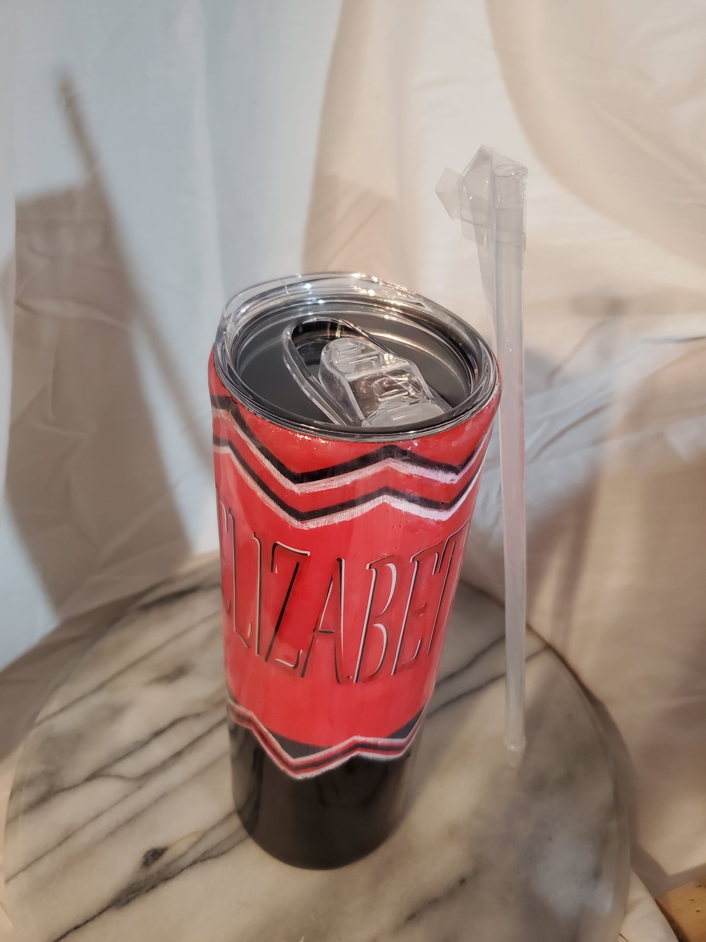 30 oz personalized hogg tumbler cup with a name