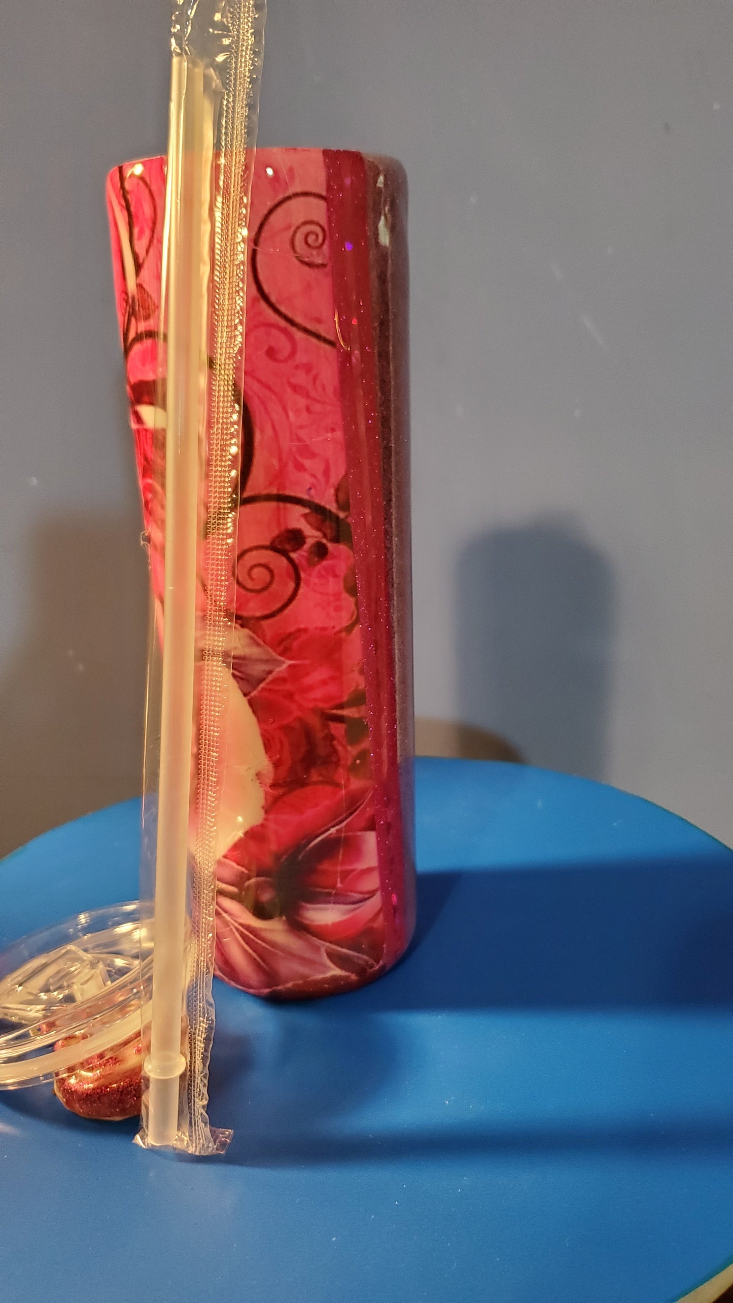 The Red Rose Tumbler Cup