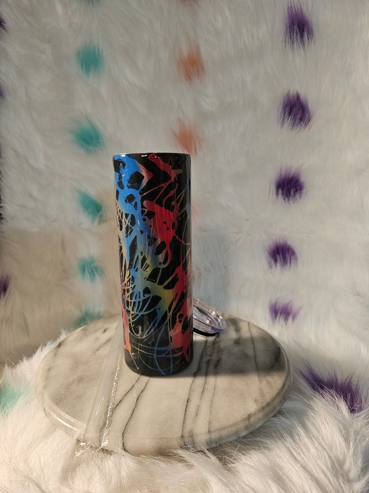30 oz Hippy double wall stainless steel tumbler cup