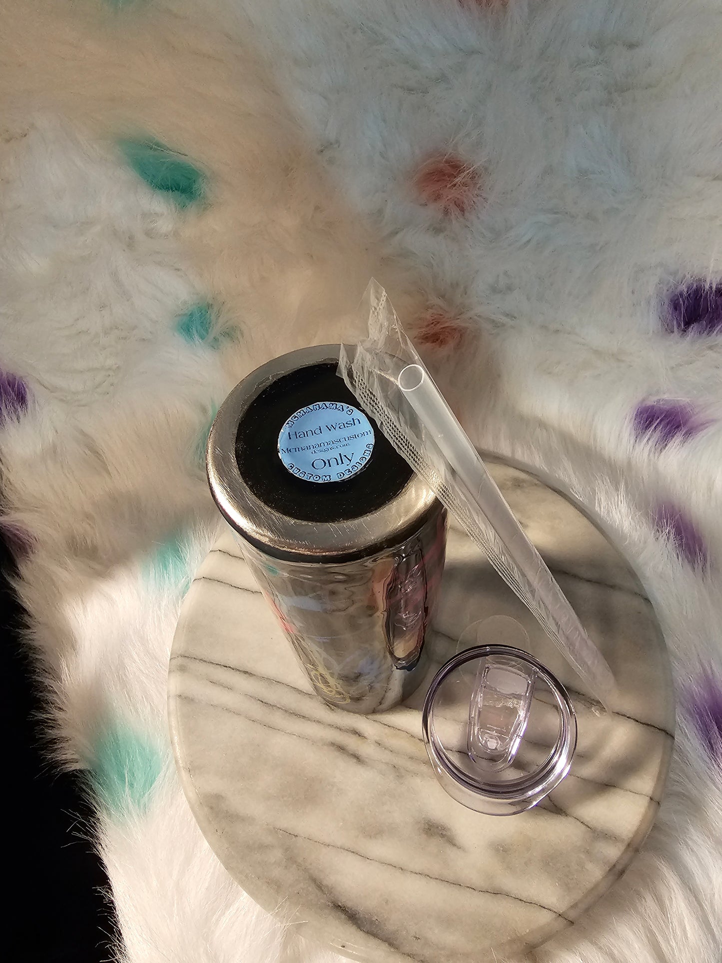 30 oz Hippy double wall stainless steel tumbler cup