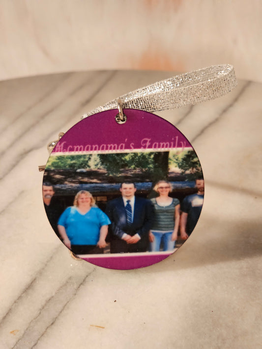 Sublimation Personal Christmas oranment