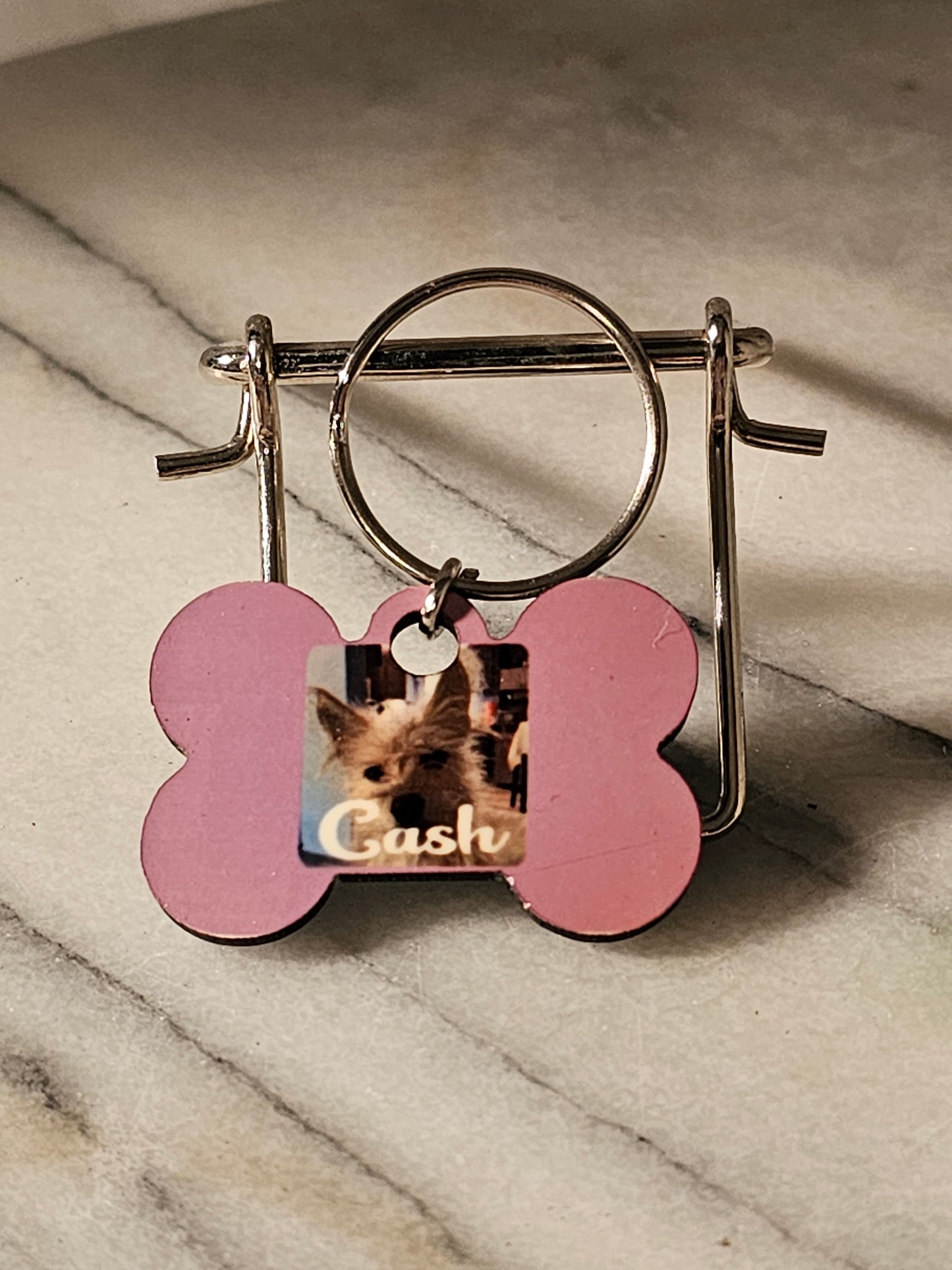 Small Dog tag with owners and pet's information