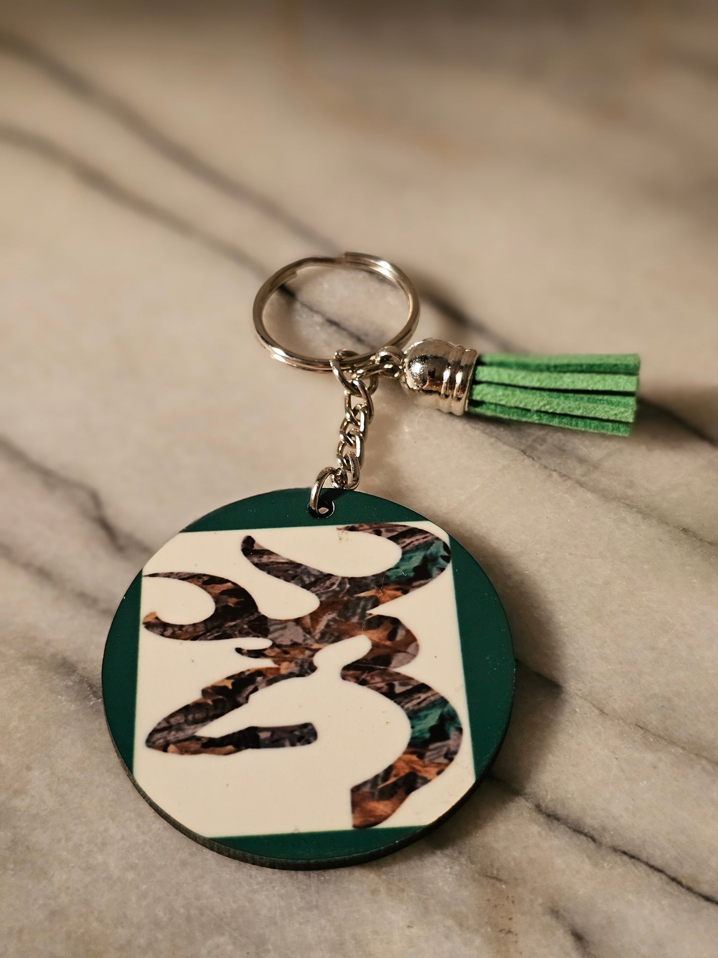 Sublimation Deer head Keychain