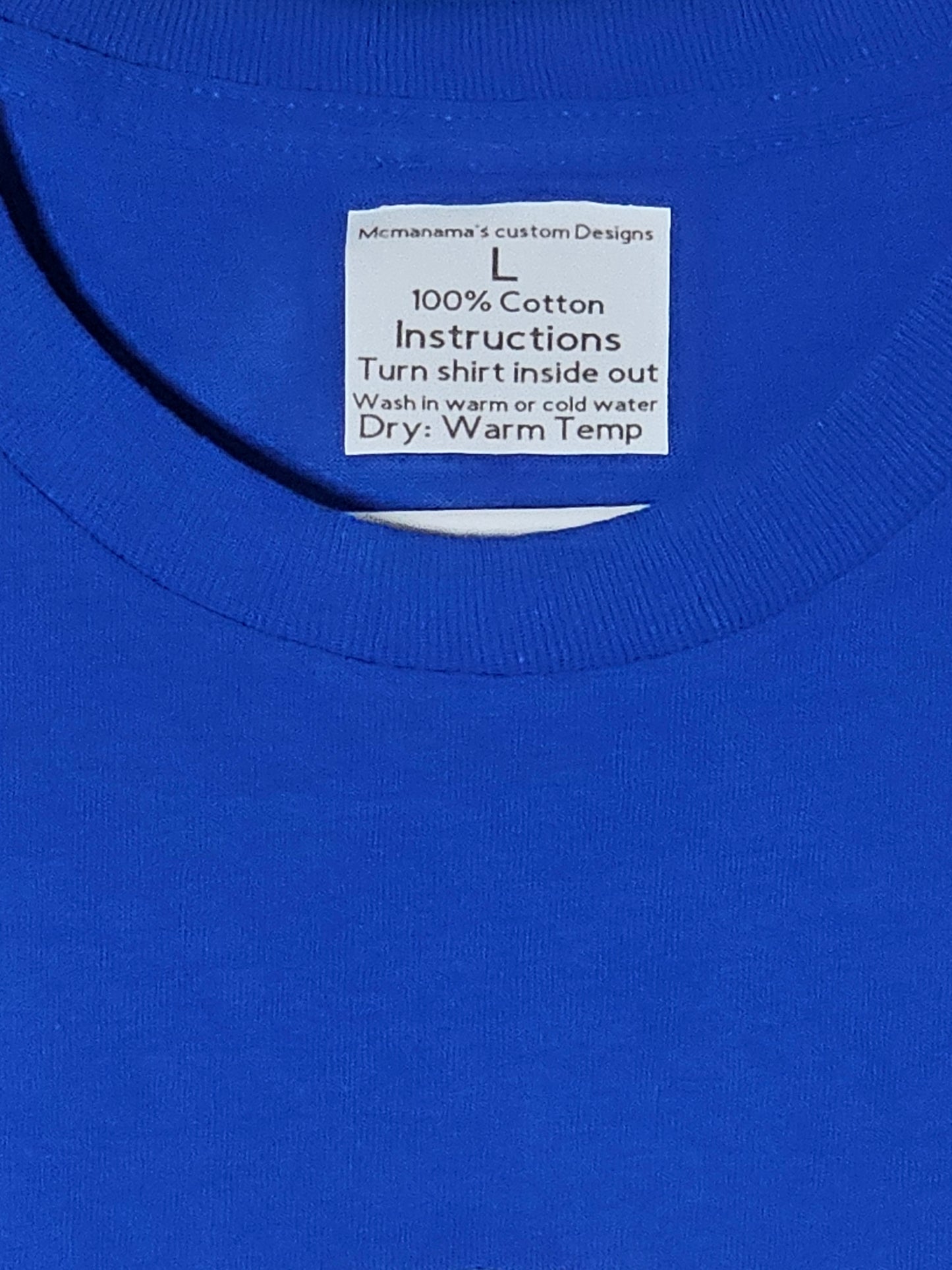 Size L 100 % cotton Naughty and I Gnome it blue T Shirt