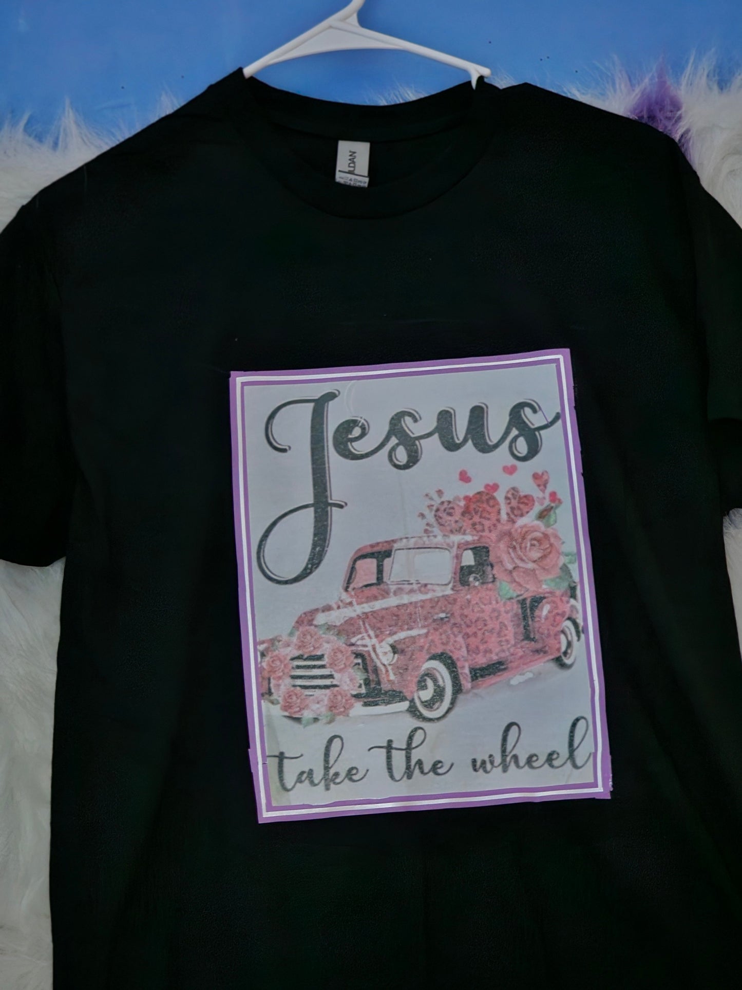Size M 100% cotton Black Jesus T Shirt