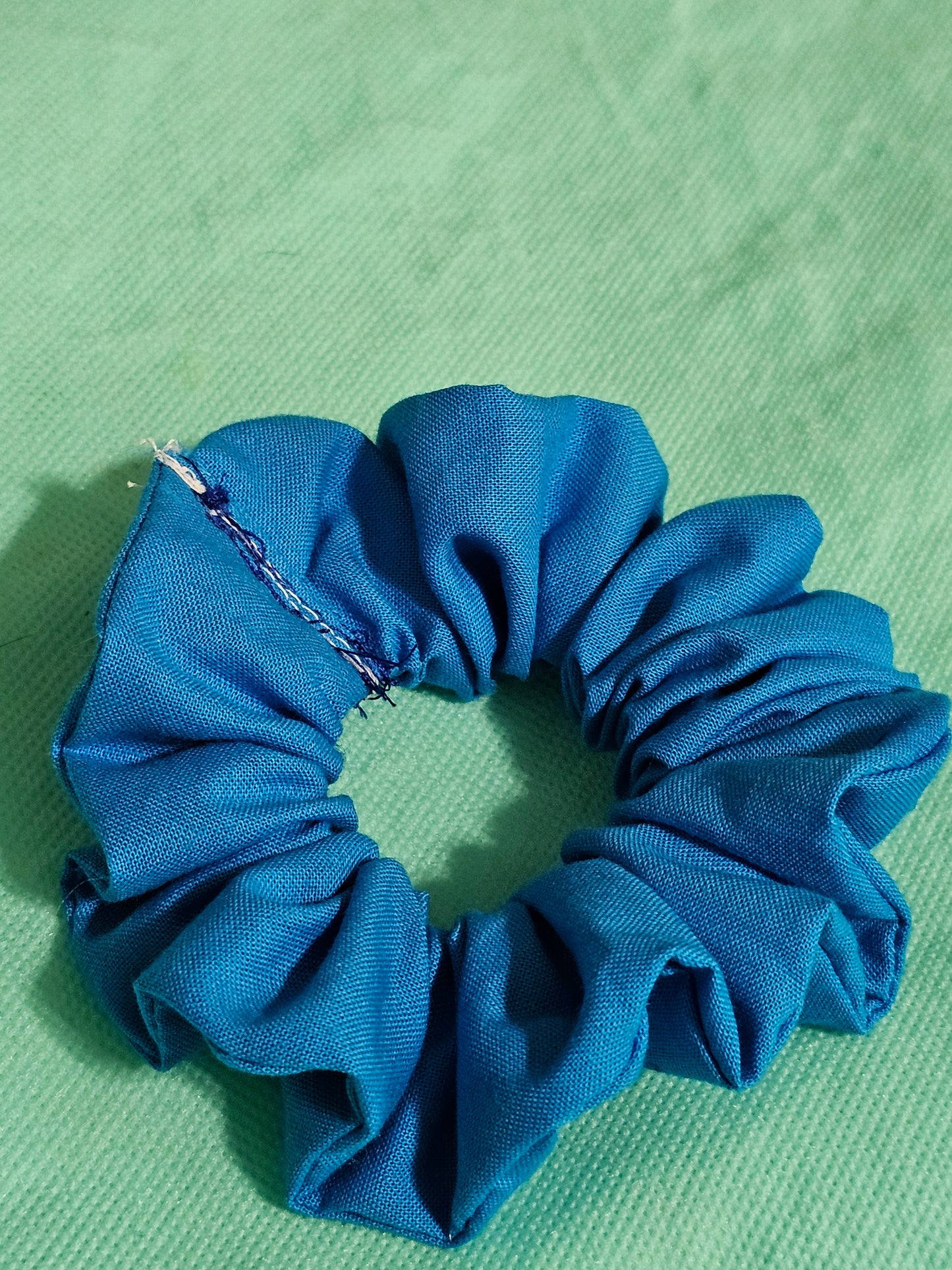 Standard baby blue scrunche