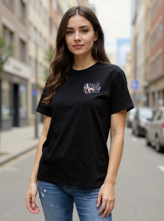 Size L 100% cotton Black His well with my soul Tshirt
