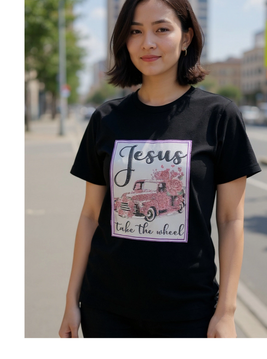 Size M 100% cotton Black Jesus T Shirt