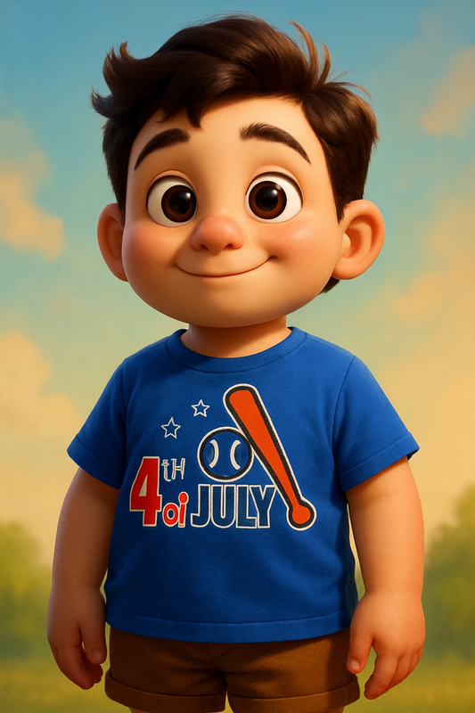 4T 100% cotton Fourth of July T Shirt